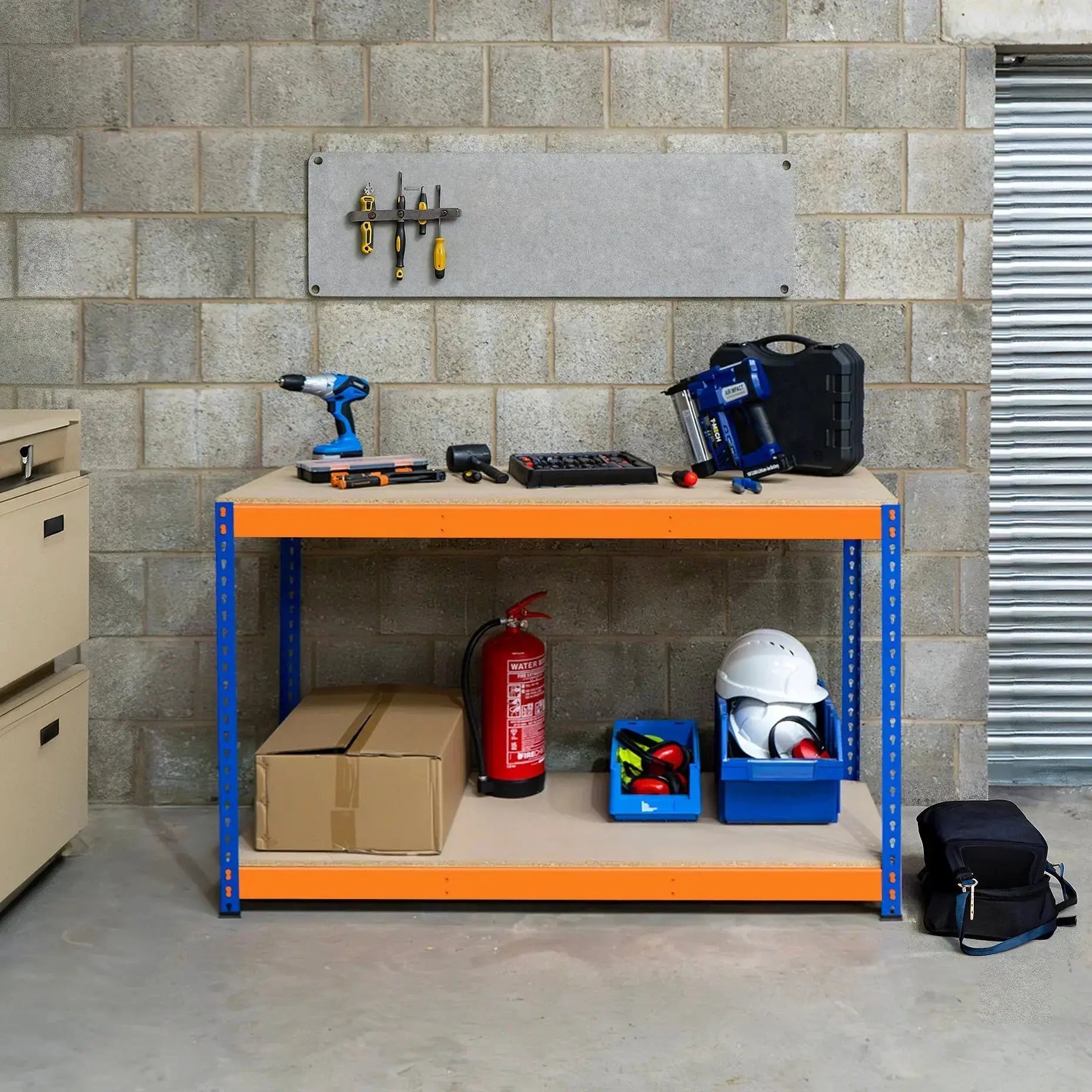 Monster Shop S-Rax 2 Tier Workbench - 90cm x 60cm x 90cm -