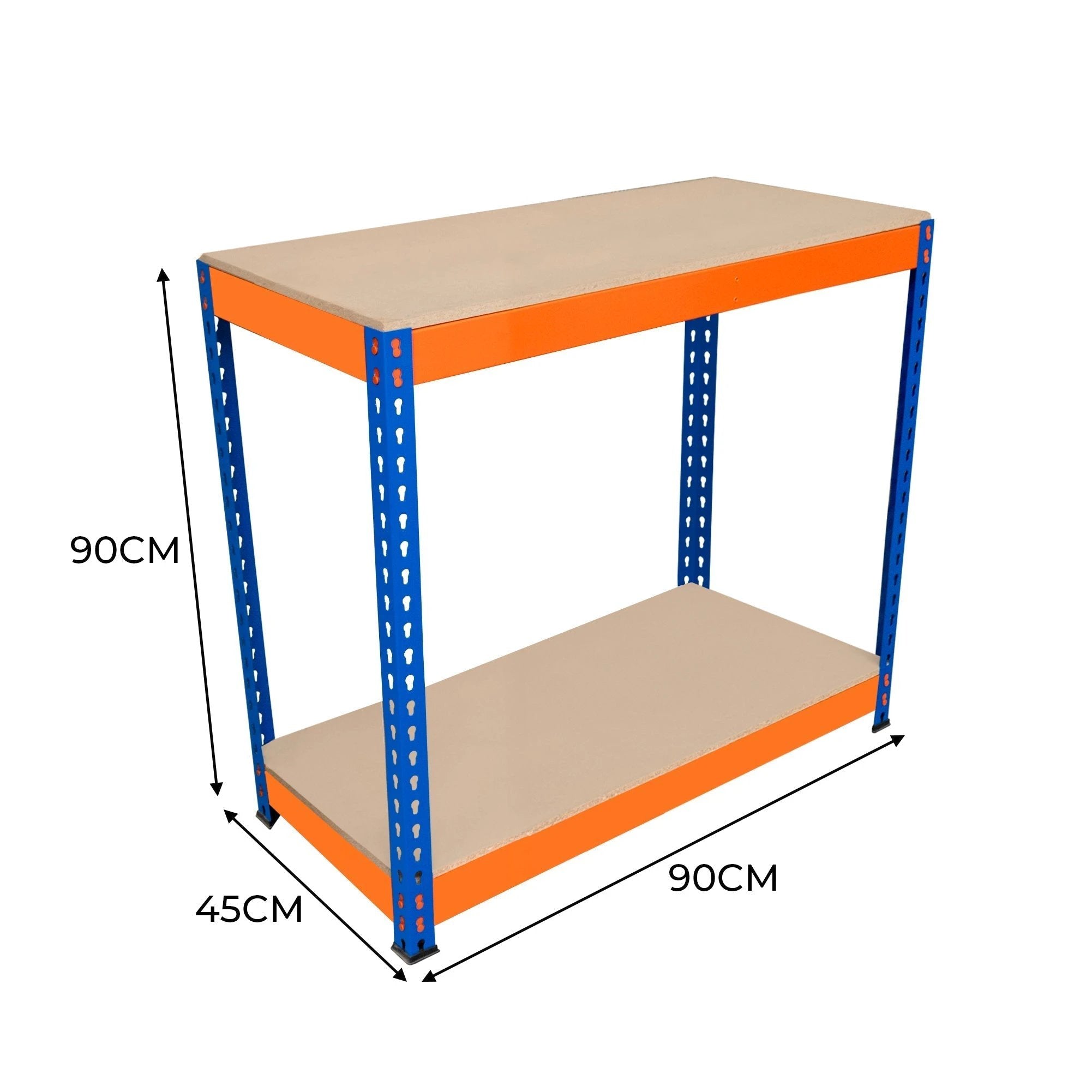 S-Rax 2 Tier Workbench - 90cm x 45cm x 90cm by Monster Shop