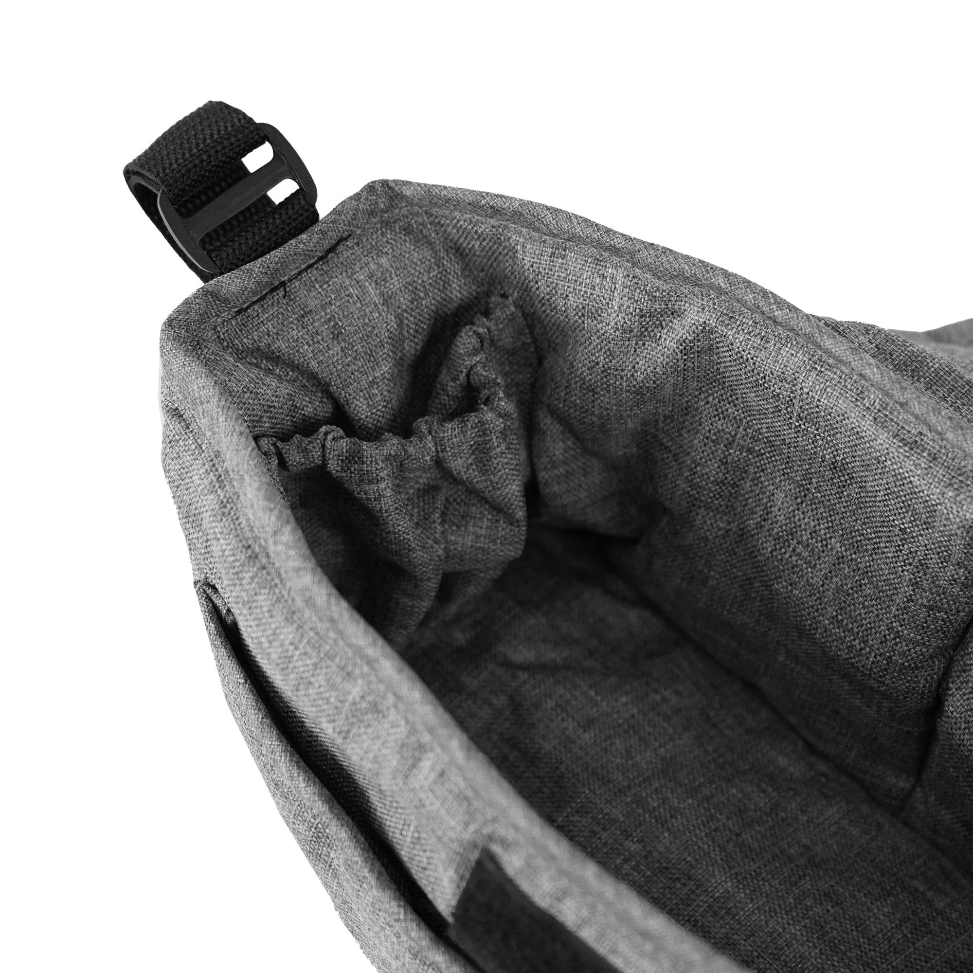 Monster Shop Pet Stroller Caddy Bag - Woven Grey -