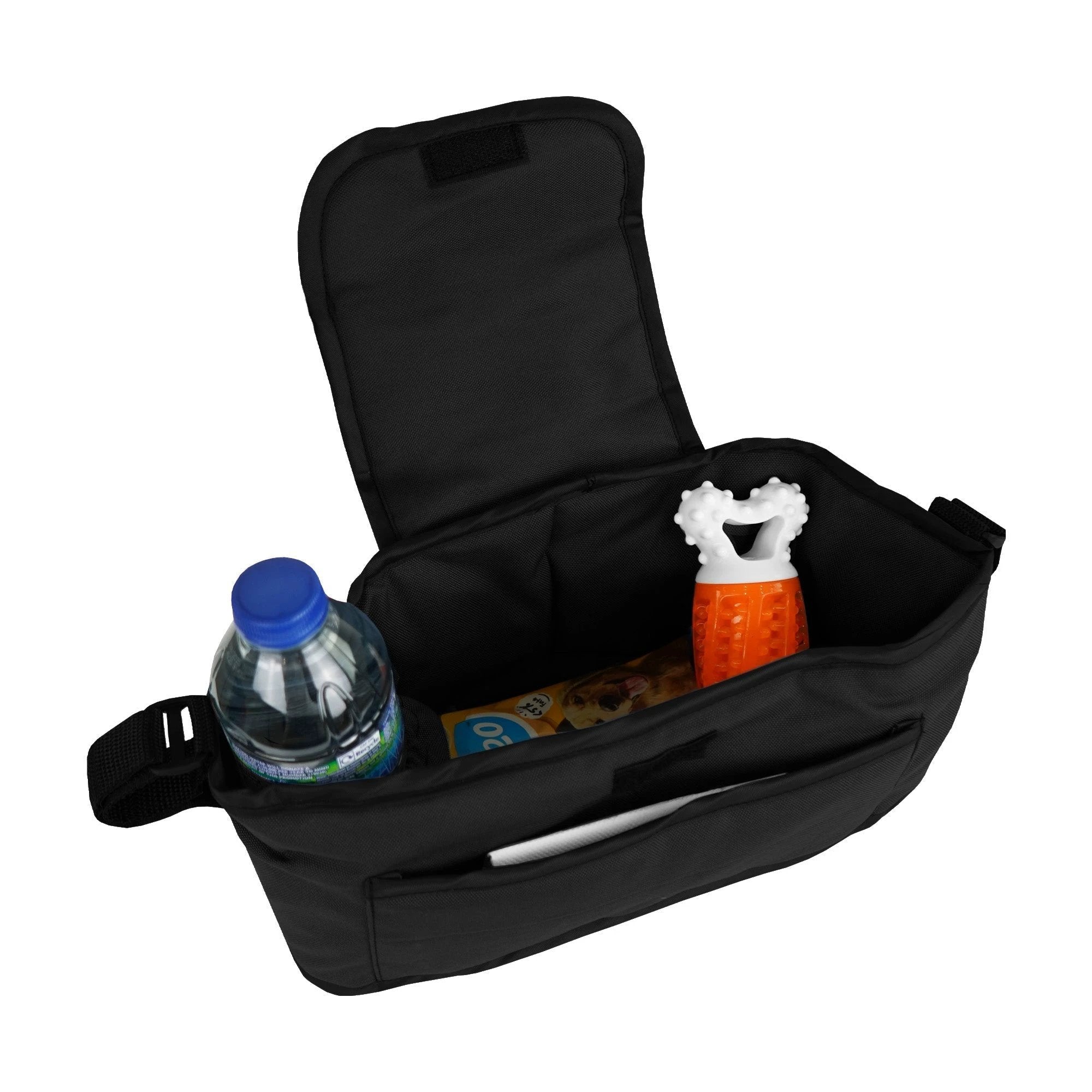 Monster Shop Pet Stroller Caddy Bag - Black -