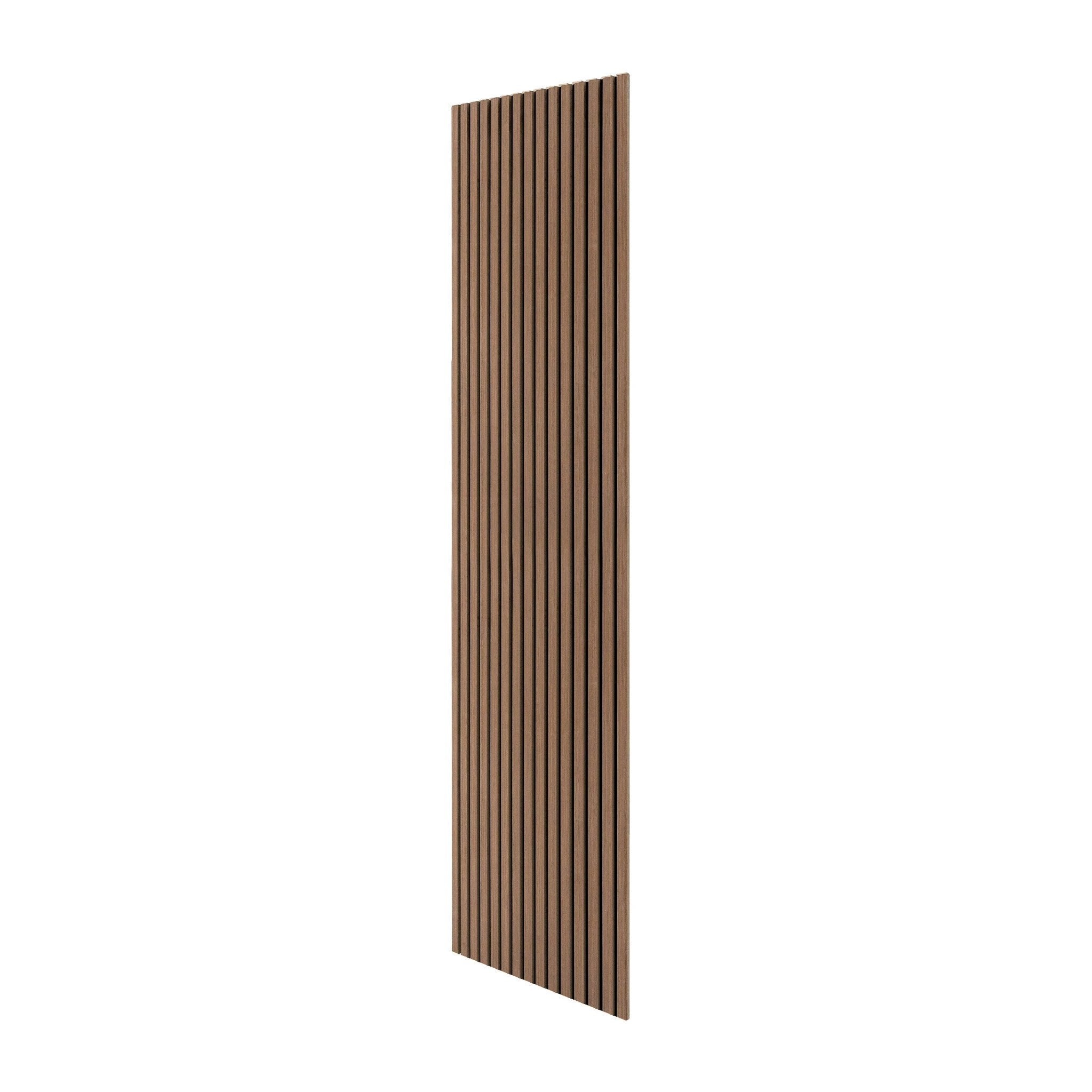 Monster Shop Acoustic Slat Wall Panel - Light Walnut -