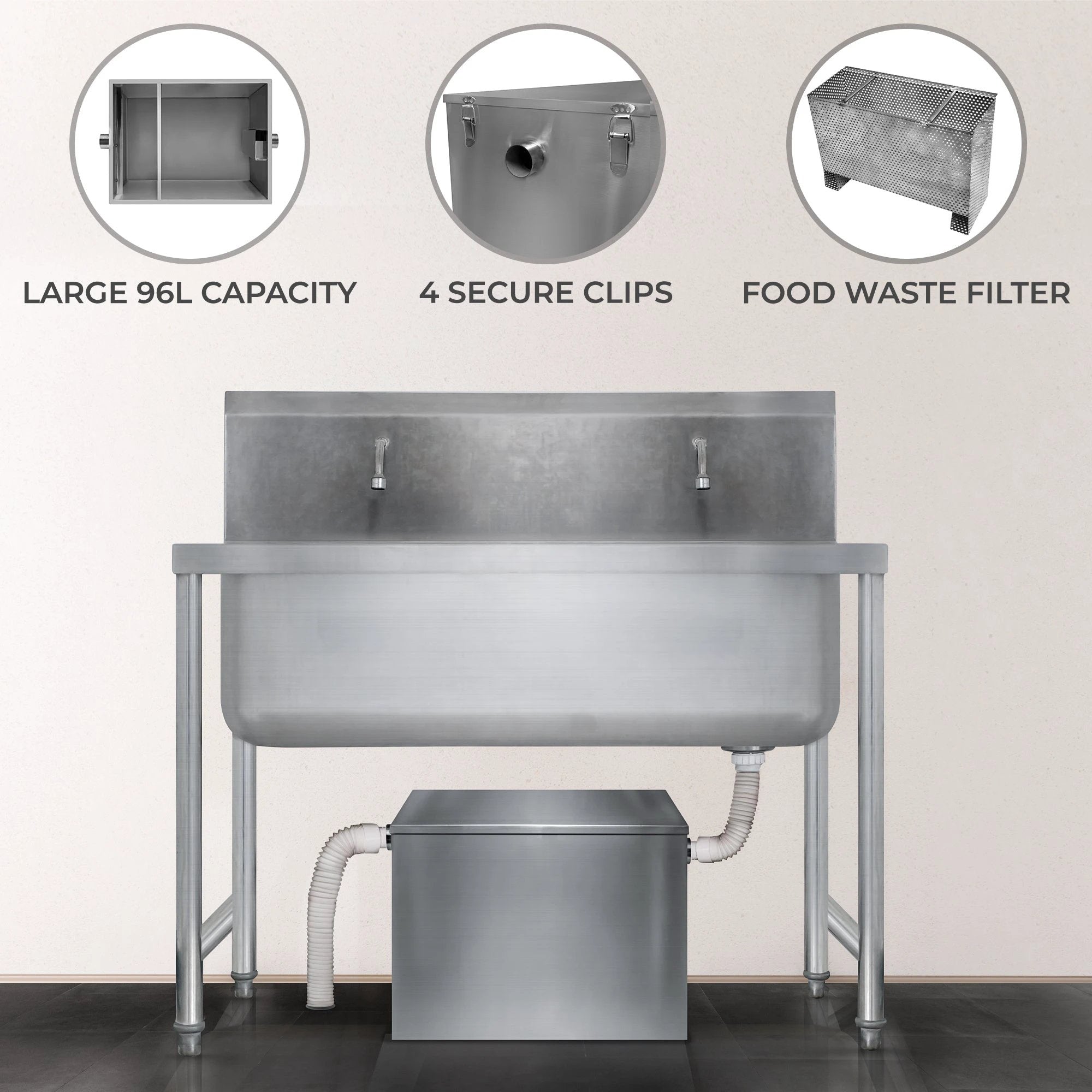 KuKoo Grease Trap - 96 Litres by Monster Shop