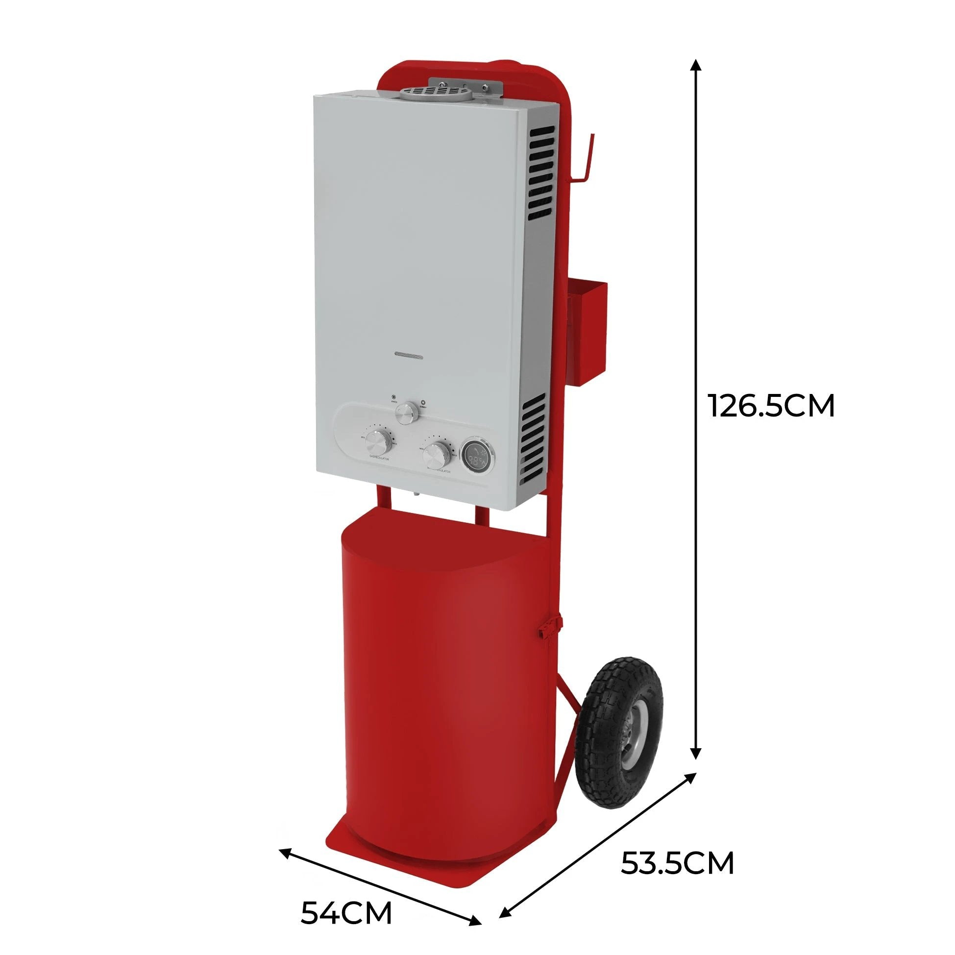 Deluxe Portable Horse Shower - Red by Monster Shop