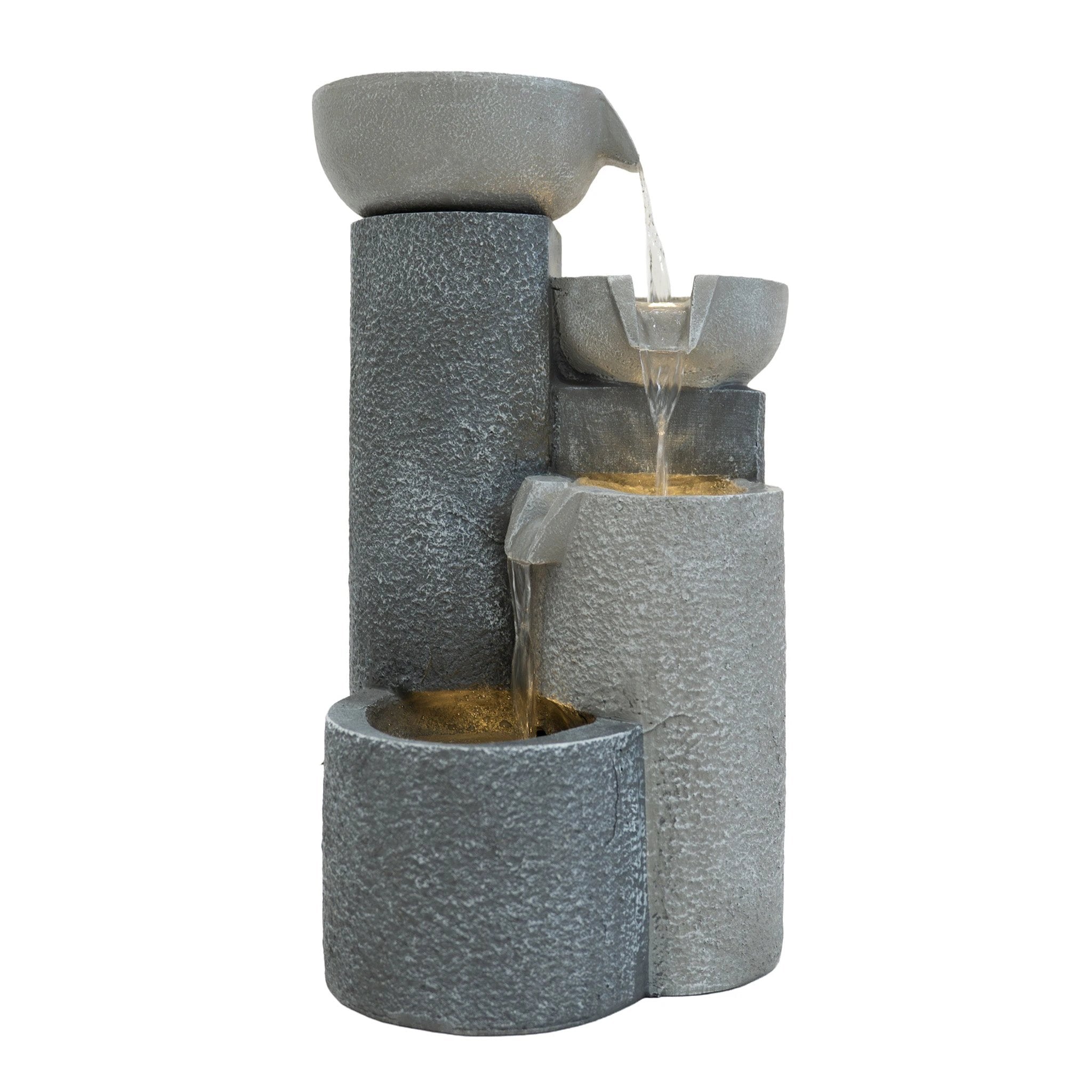 Electric Water Feature - Tranquil Tiers by Monster Shop