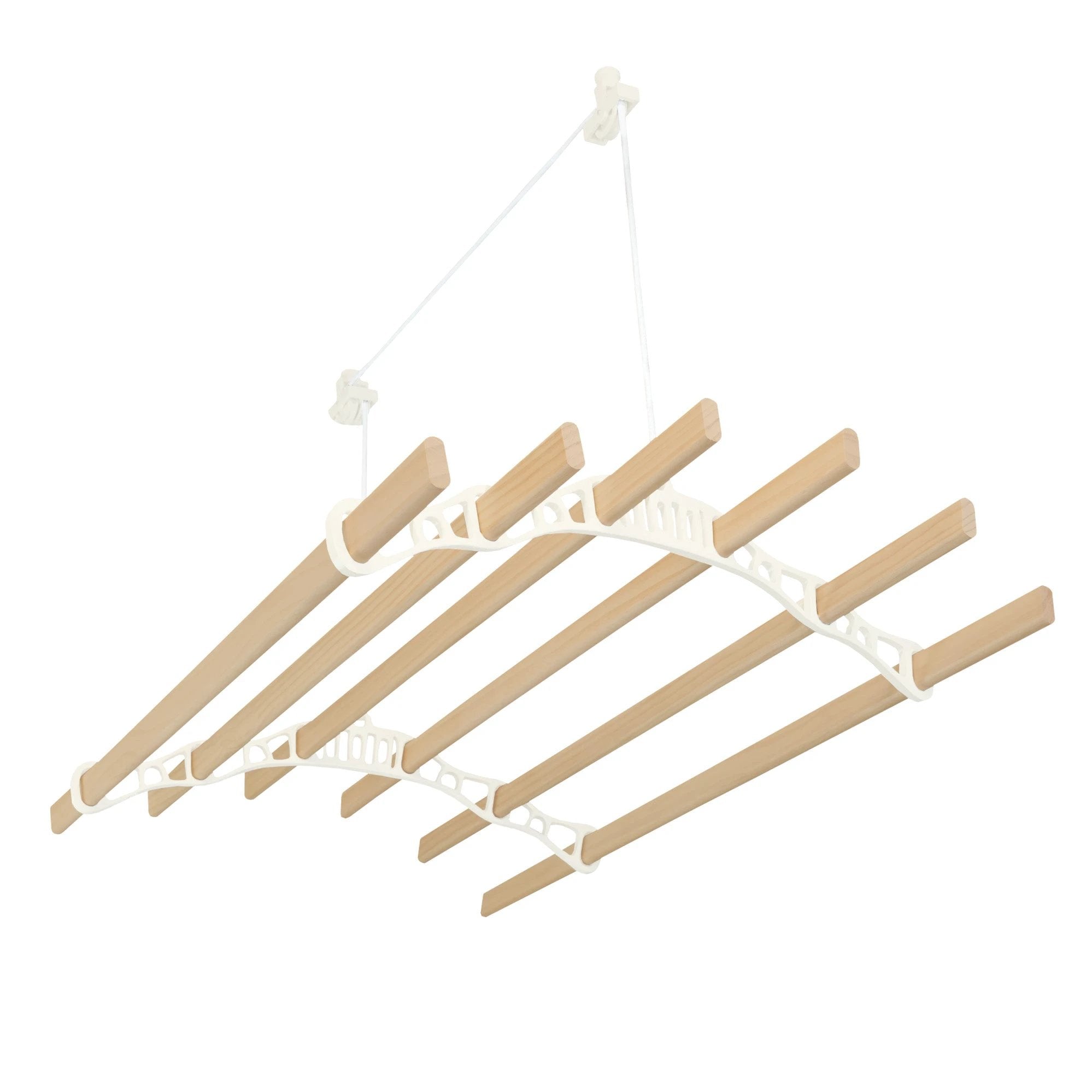 Clothing Airer Ceiling Pulley - Ivory - 0.9m by Monster Shop