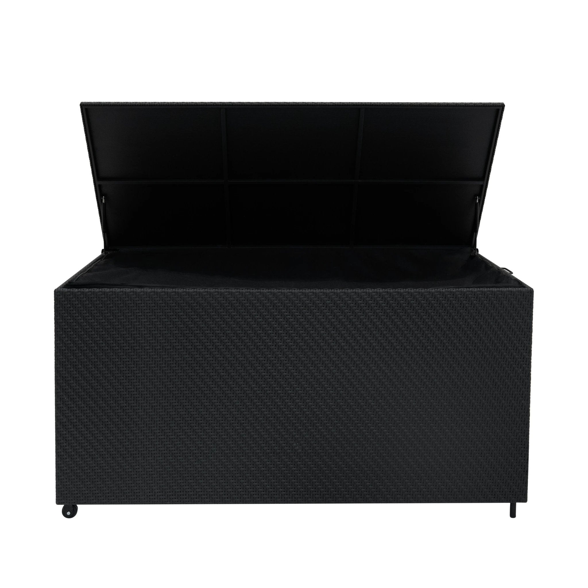 Monster Shop Rattan Storage Box 700L - Black -
