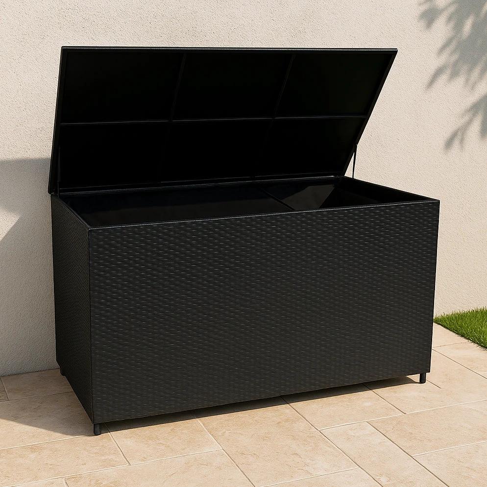 Monster Shop Rattan Storage Box 700L - Black -