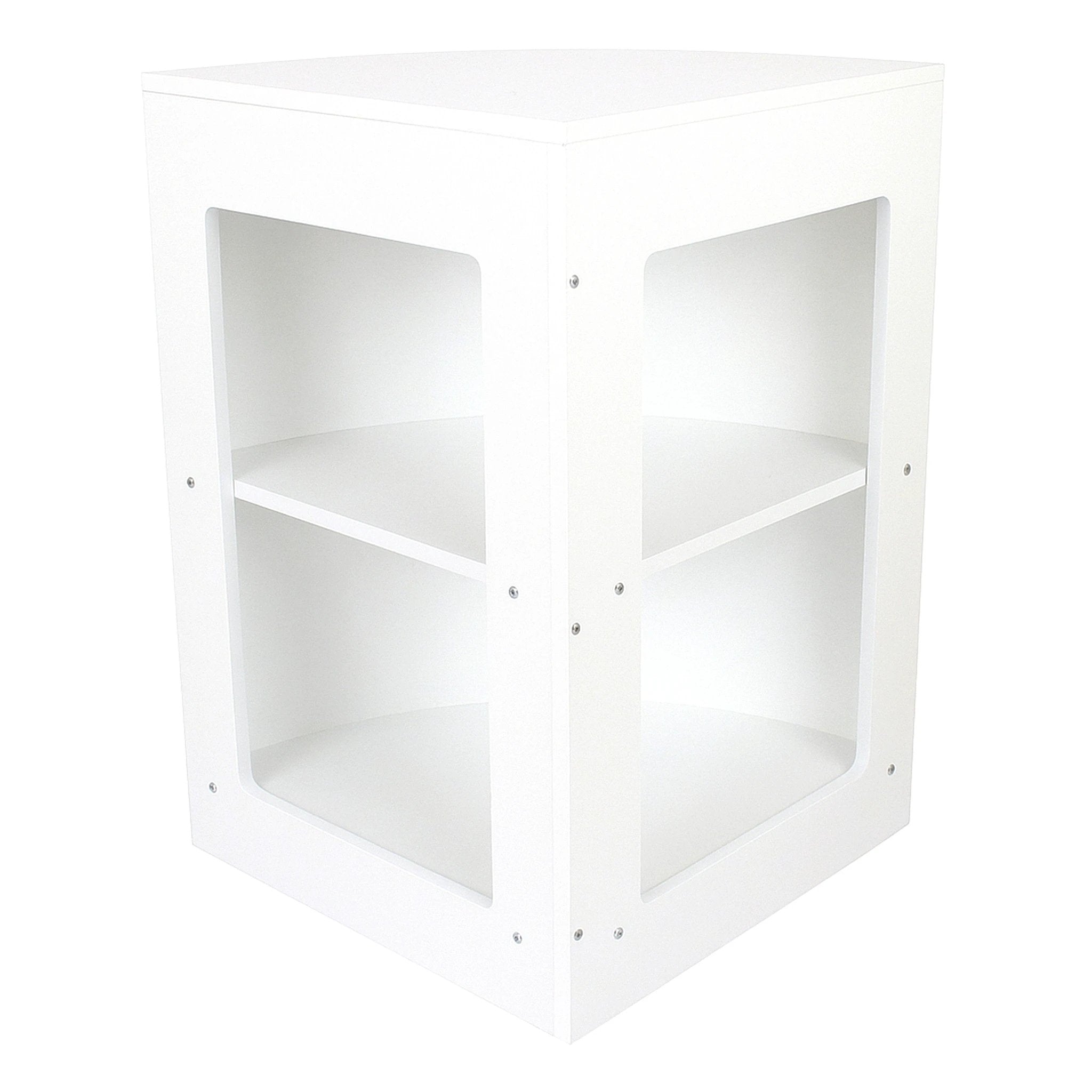 Retail Shop Corner Counter CM60 - White by Monster Shop