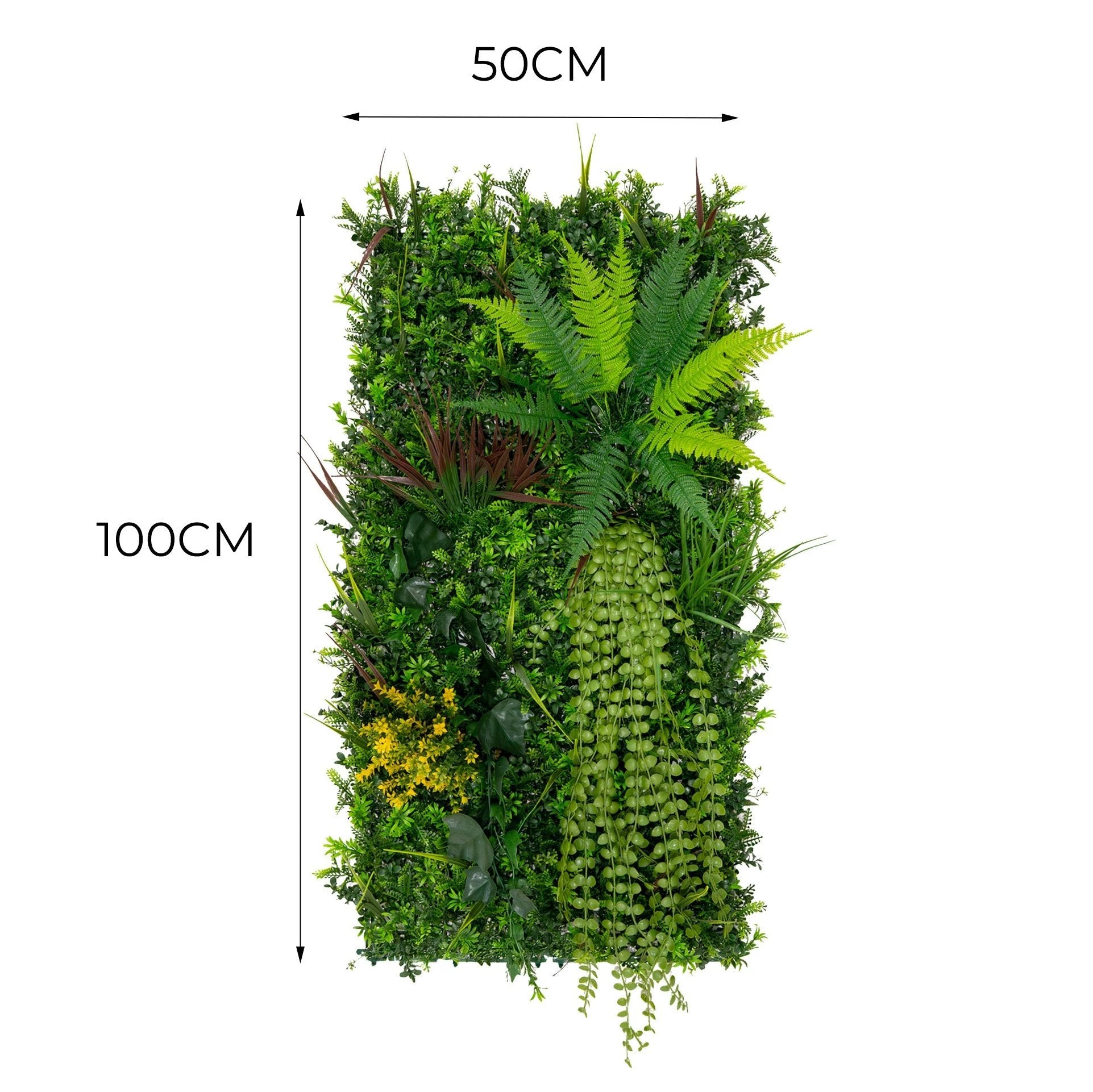 Alina Artificial Wall Tile x 2 - 50cm x 100cm by Monster Shop