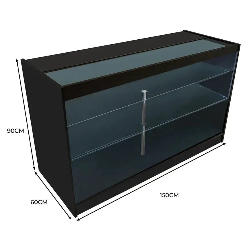 Monster Shop LED Retail Shop Counter B1500 - Black -