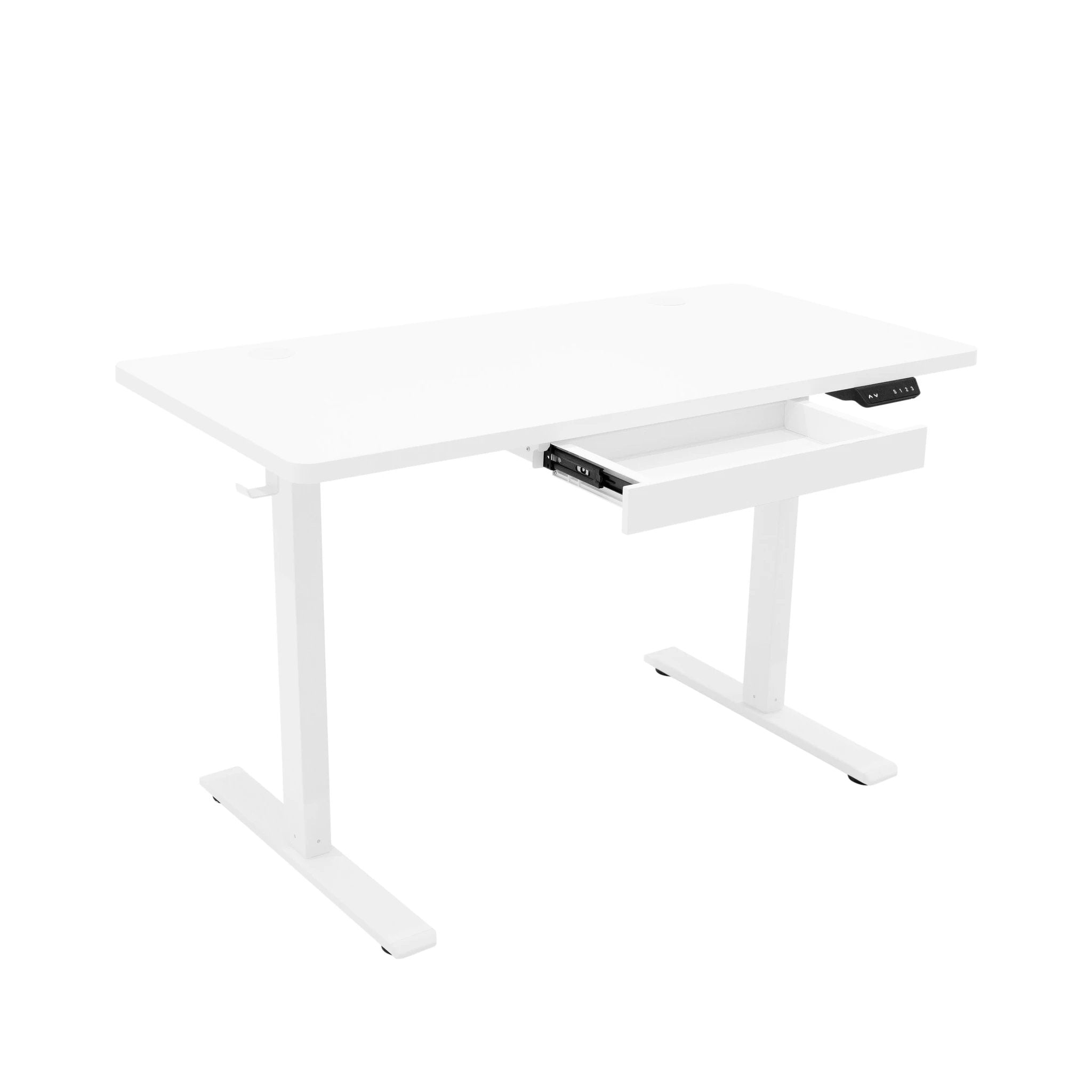 Electric Standing Desk With Drawer - 120cm x 60cm by Monster Shop