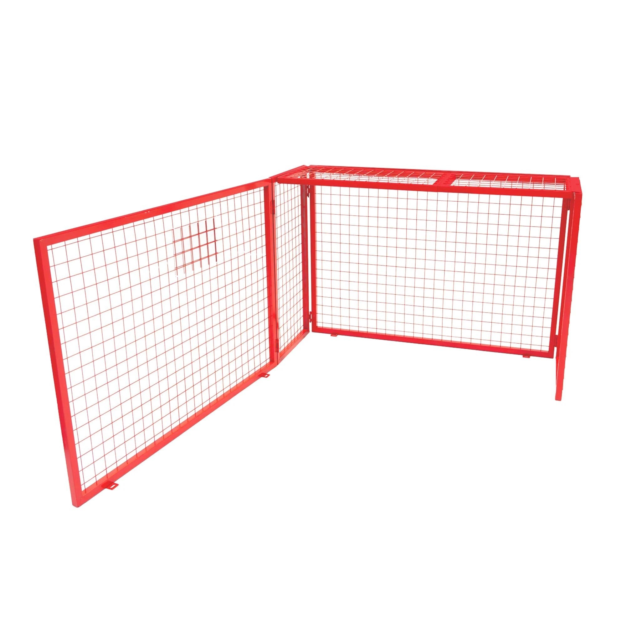 Monster Shop Red Gas Bottle Collapsible Mesh Cage - 100cm x 140cm x 50cm -