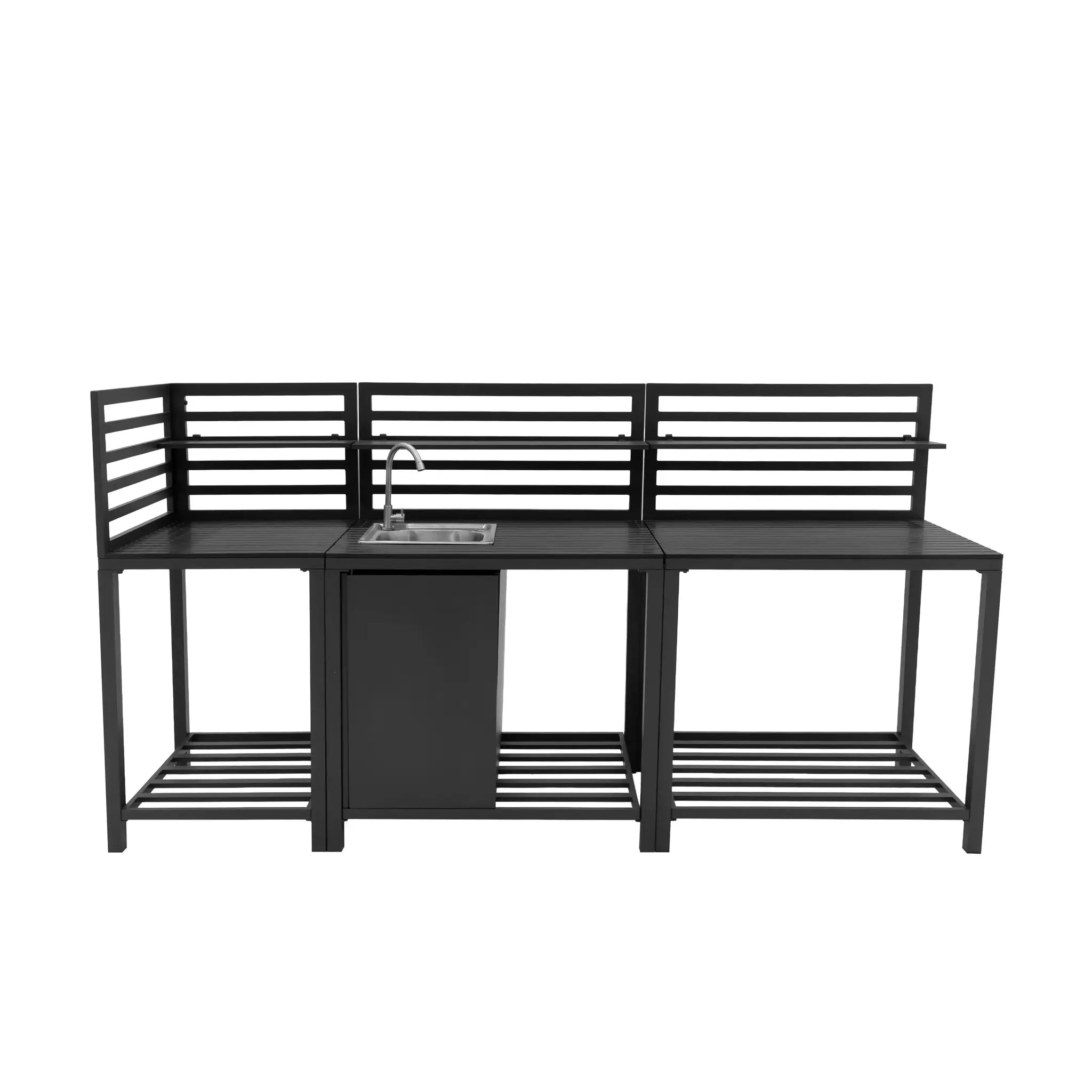 Monster Shop Aluminium Outdoor 3pc Kitchen Set -