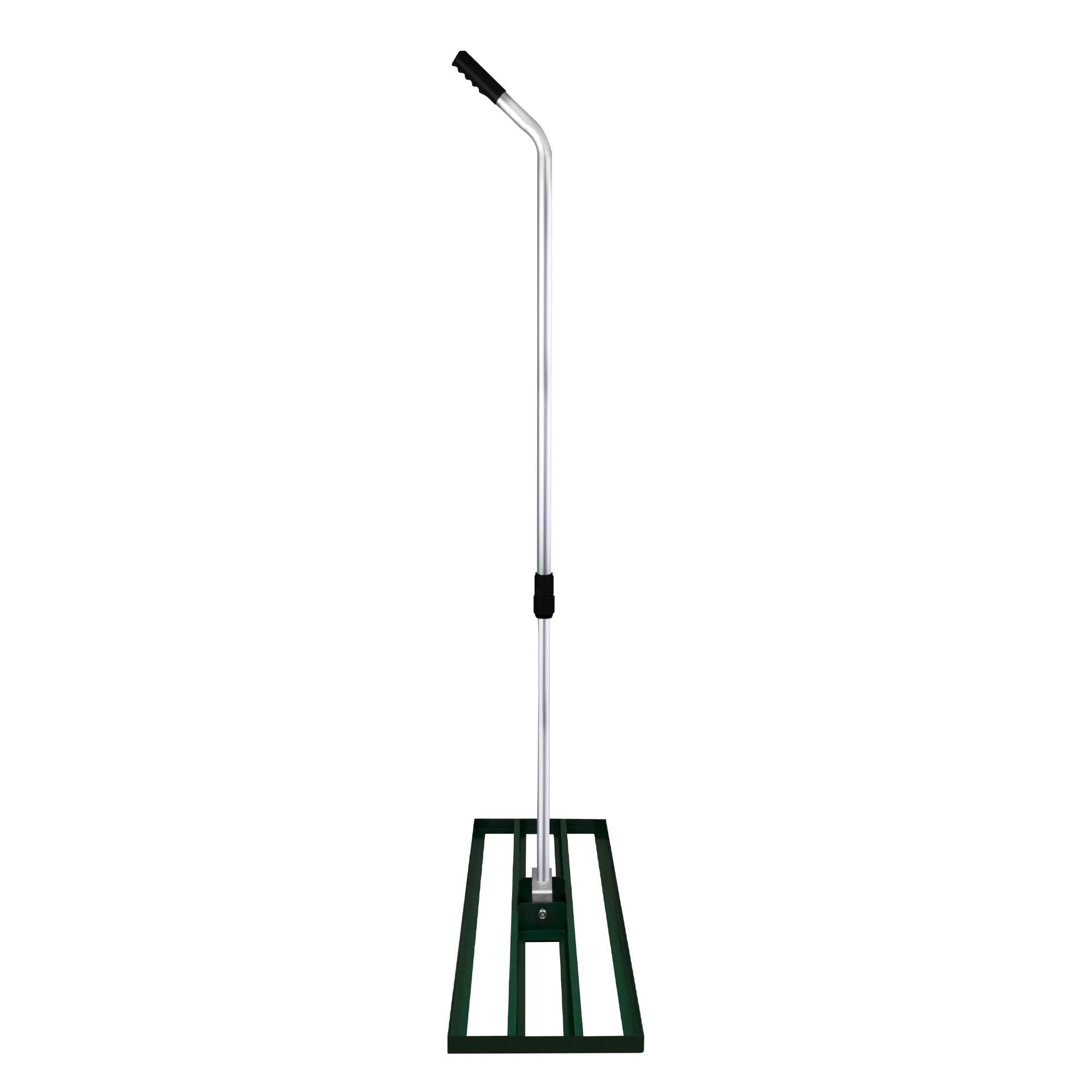 Monster Shop Rotary Spreader & 100cm Lawn Leveller - Green -