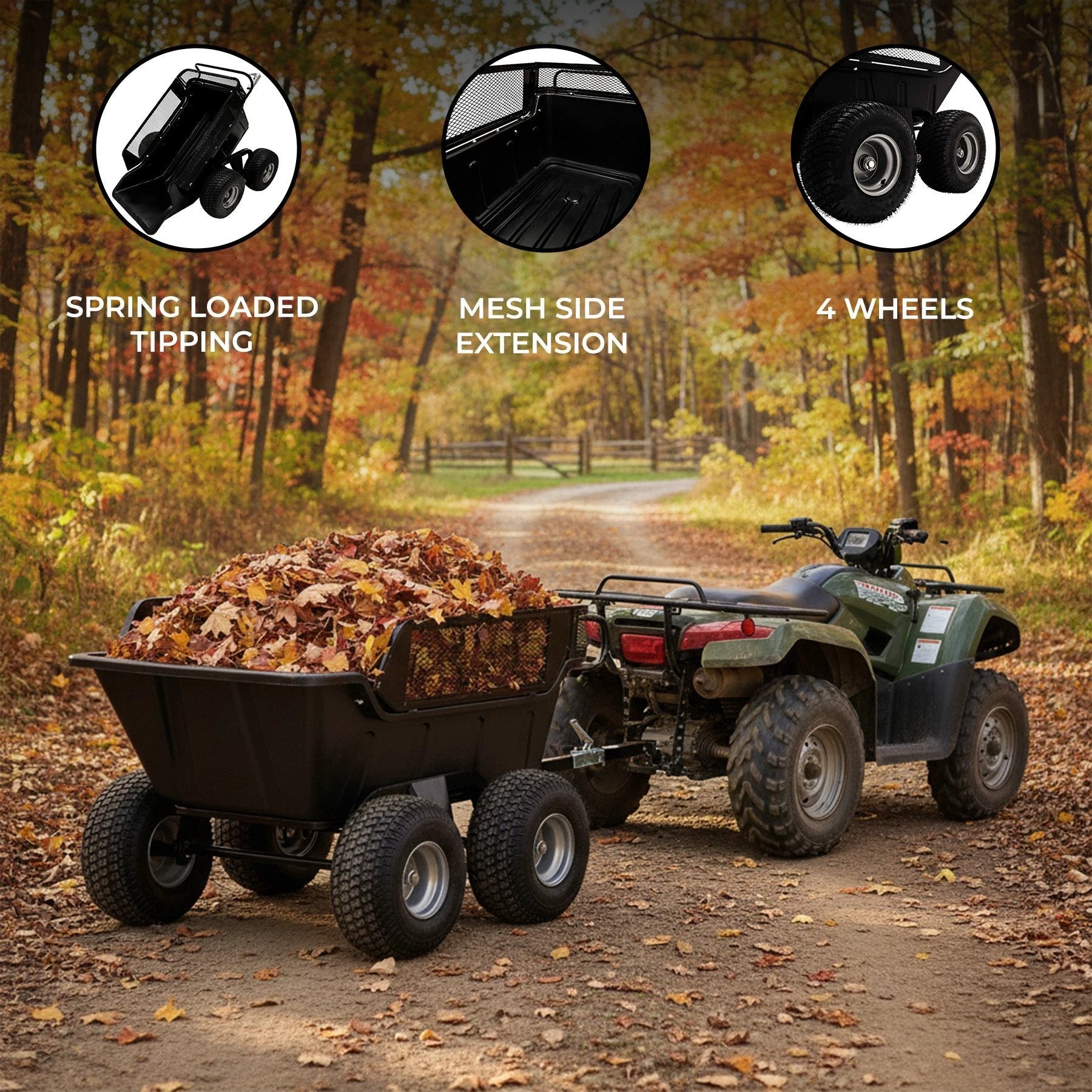 Tipping Trailer – 4 Wheel by Monster Shop