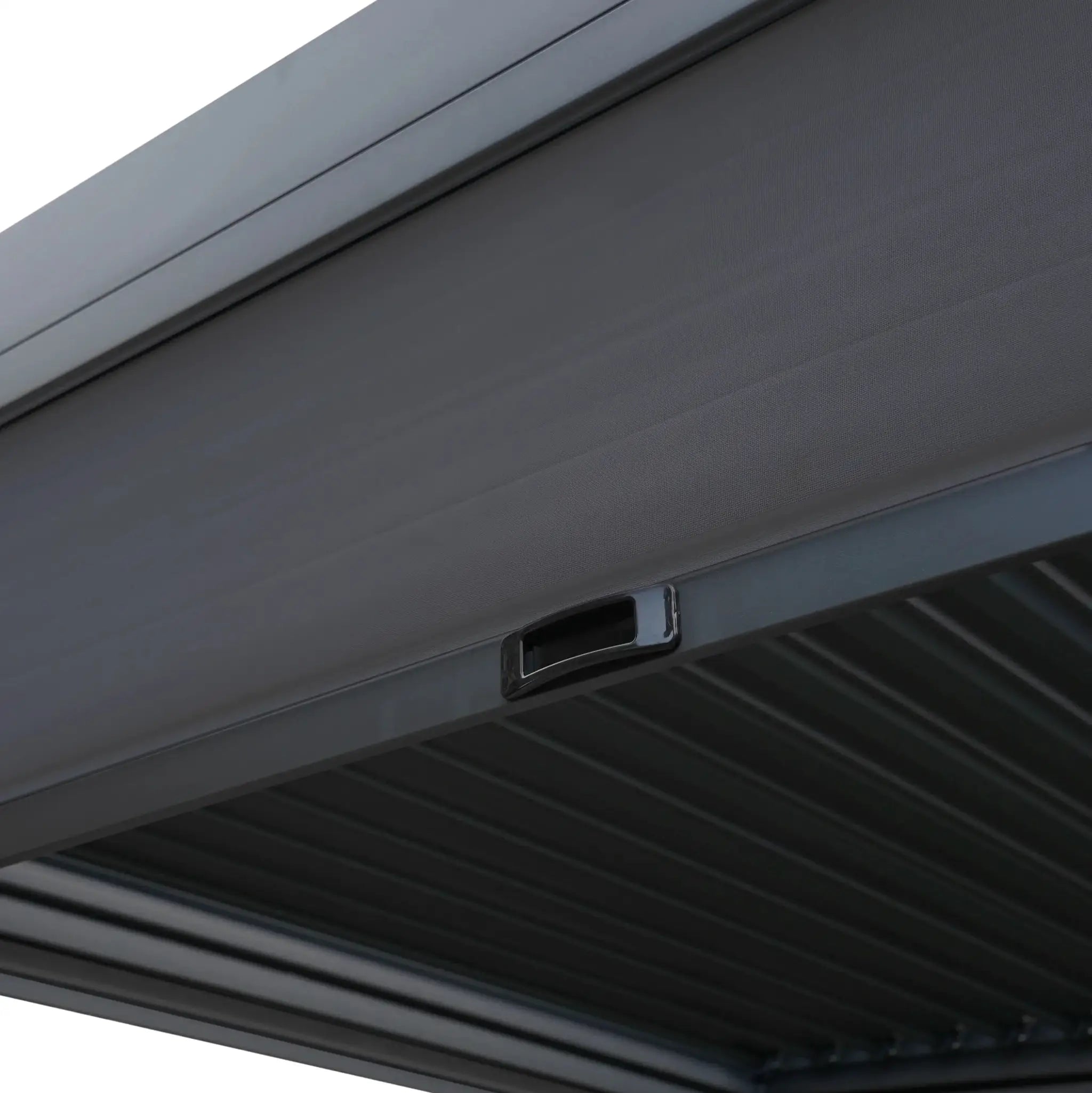 Monster Shop Aluminium Pergola With Anthracite Blinds - 3m x 4m -