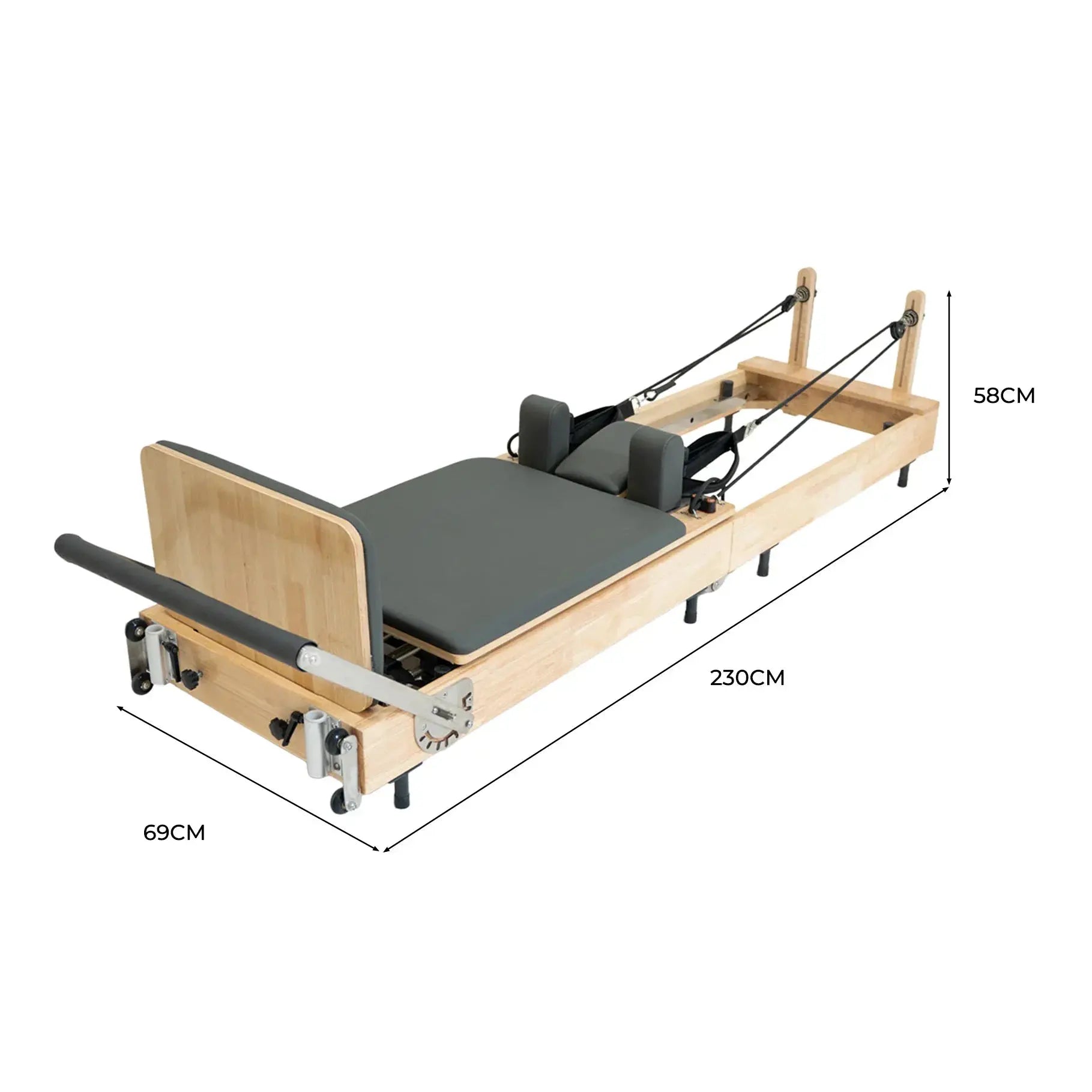 Monster Shop Pilates Reformer Machine - Oak -