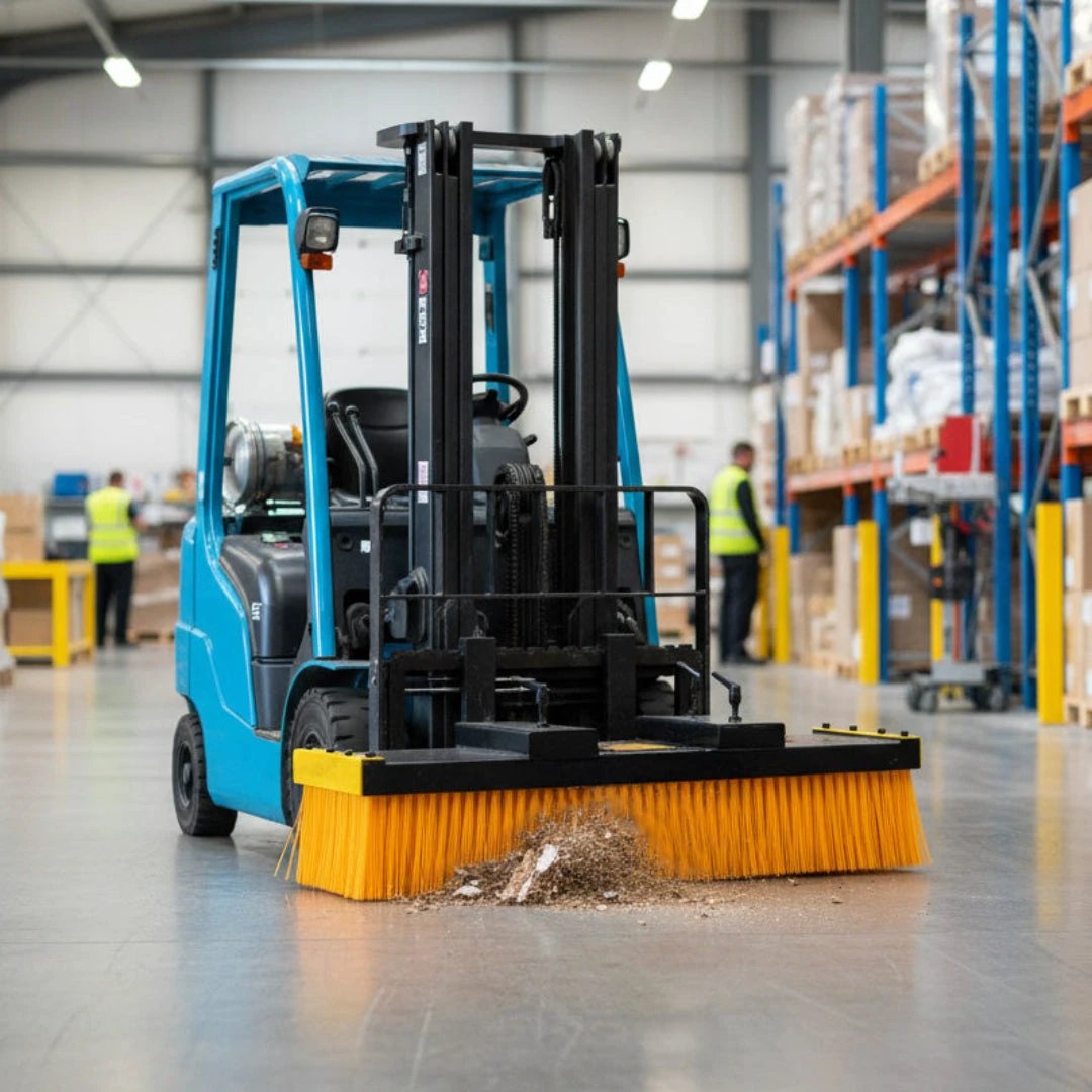 Forklift Sweeper Brush by Monster Shop