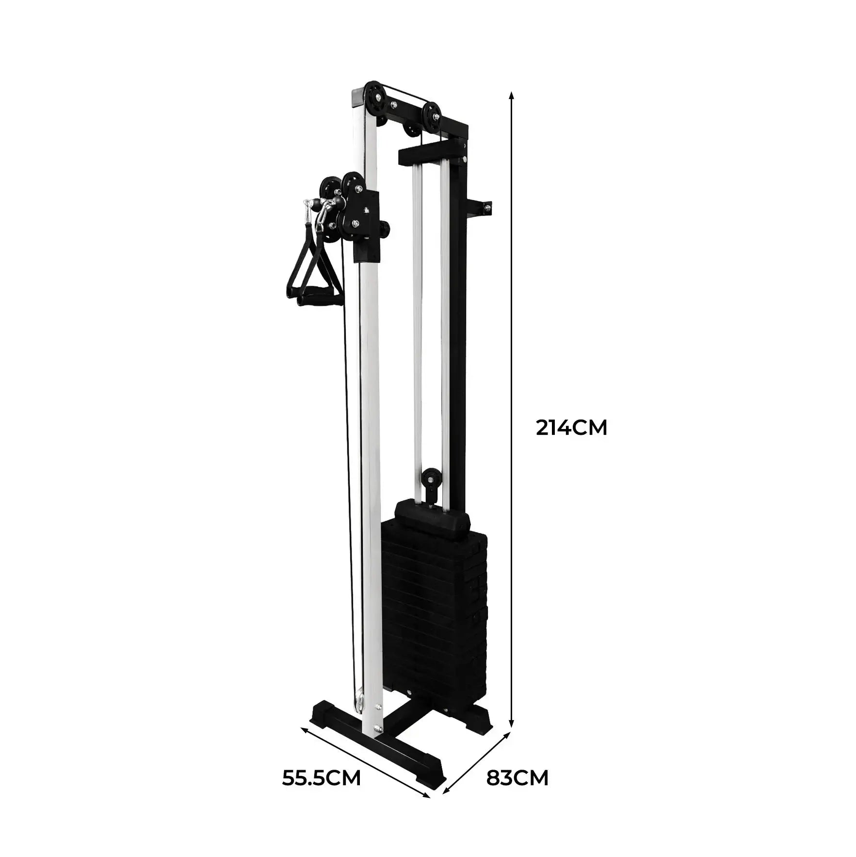 Monster Shop Wall Mounted Cable Pulley Machine -