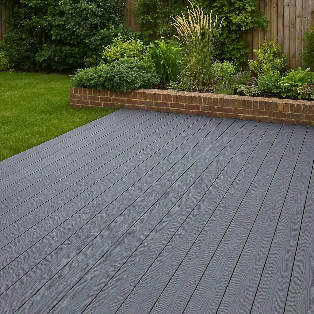 Monster Shop Composite Decking Boards x 5 – Grey -