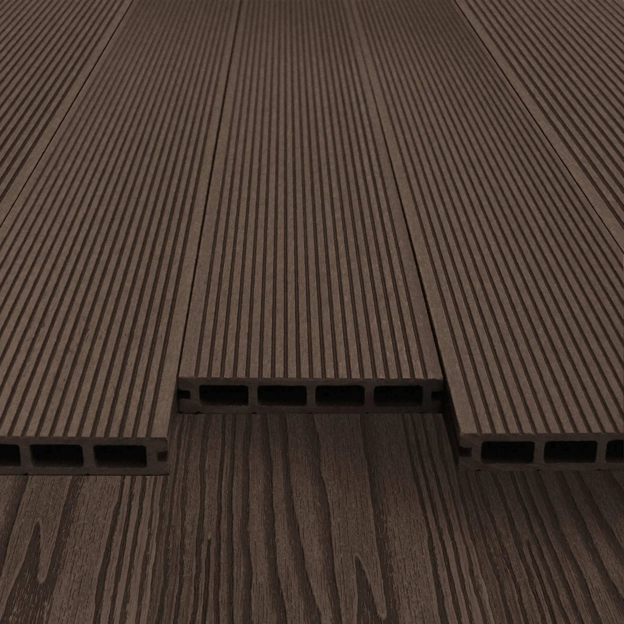 Monster Shop Composite Decking Boards x 5 – Brown -