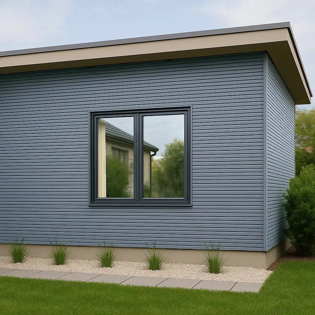 Monster Shop WPC Slatted Wall Cladding x 4 Panels – Grey -