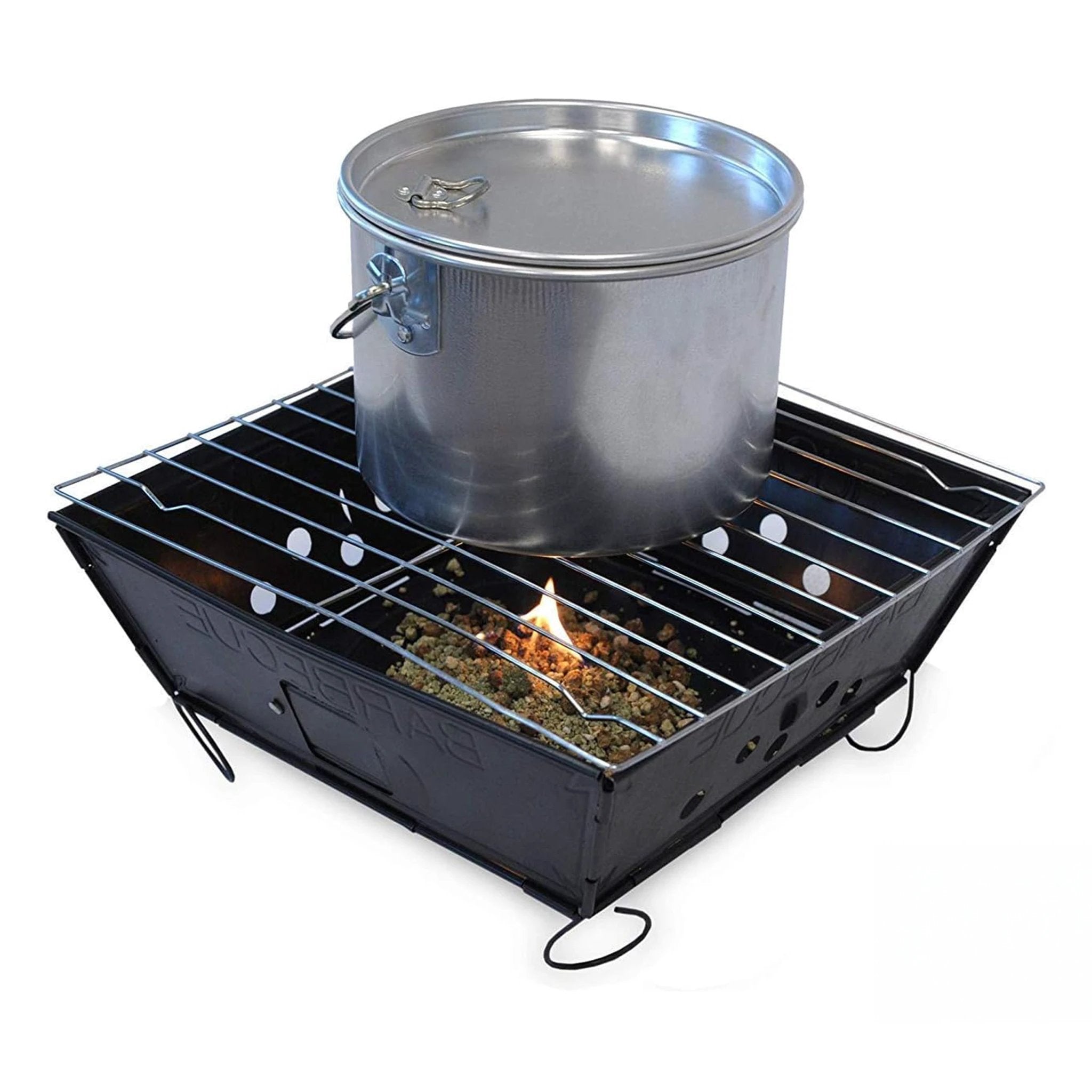 Portable BBQ with Oak Wood Chips by Monster Shop