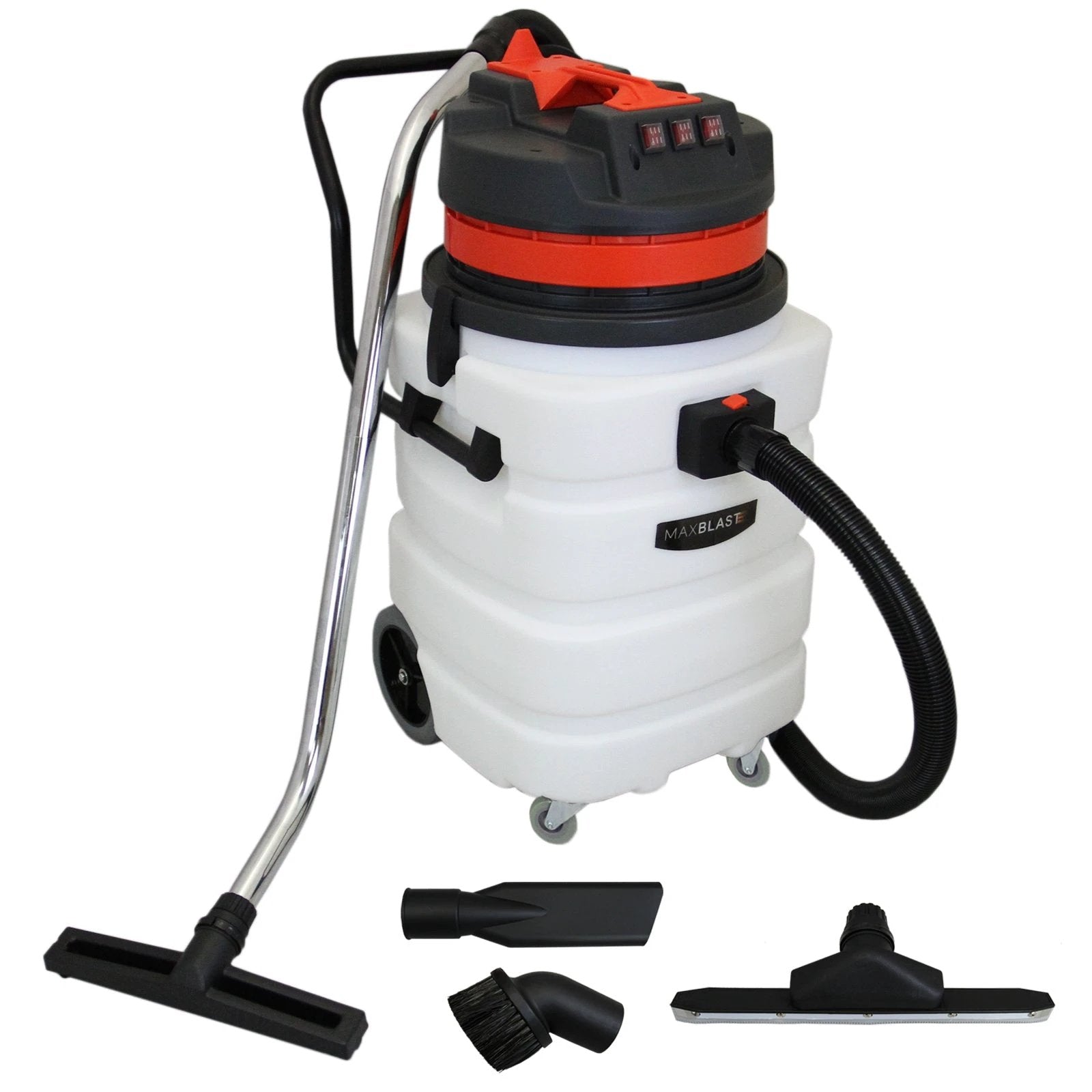 Monster Shop Gutter Vacuum Poles & 90L Wet & Dry Vacuum -