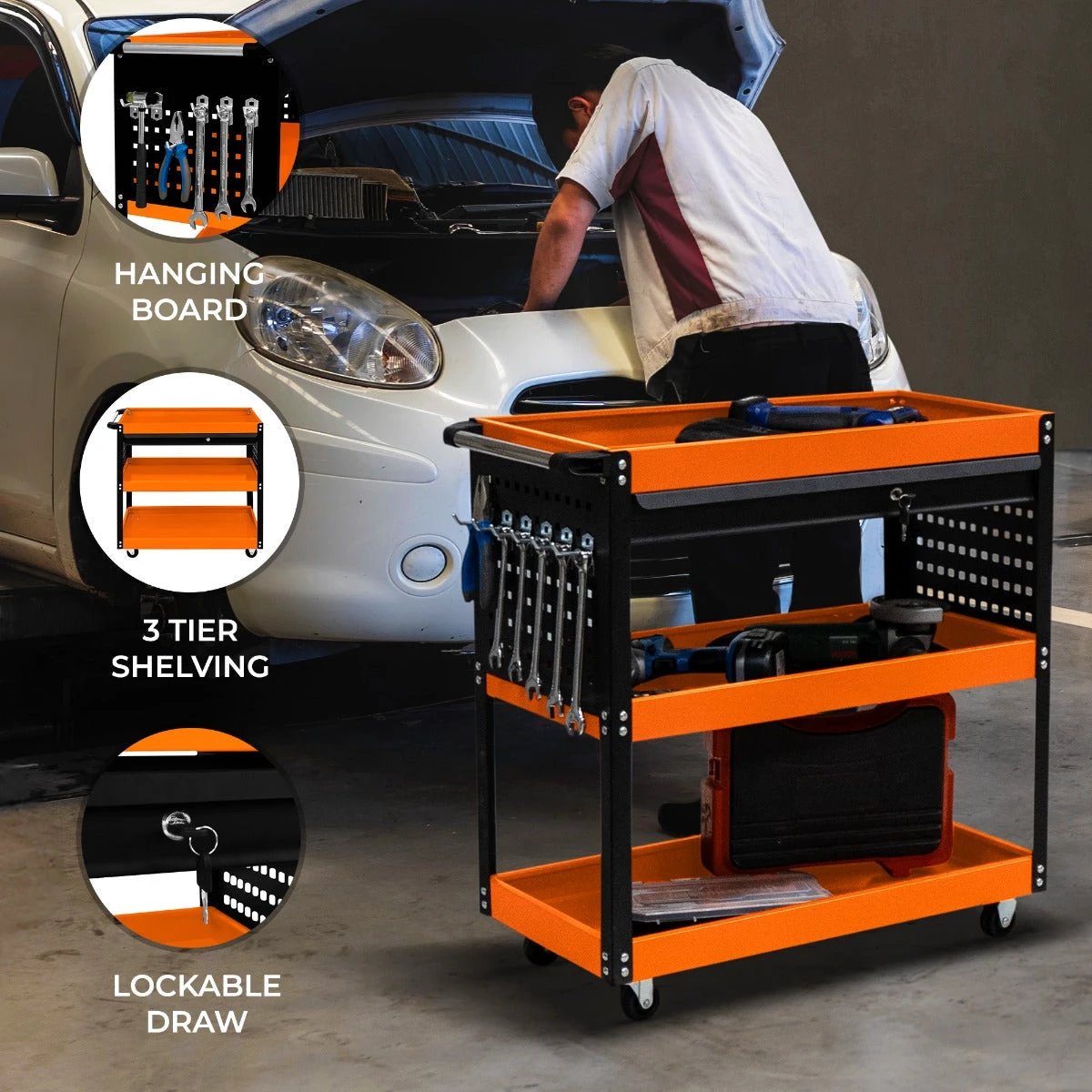 Monster Shop T-Mech Tool Storage Trolley -