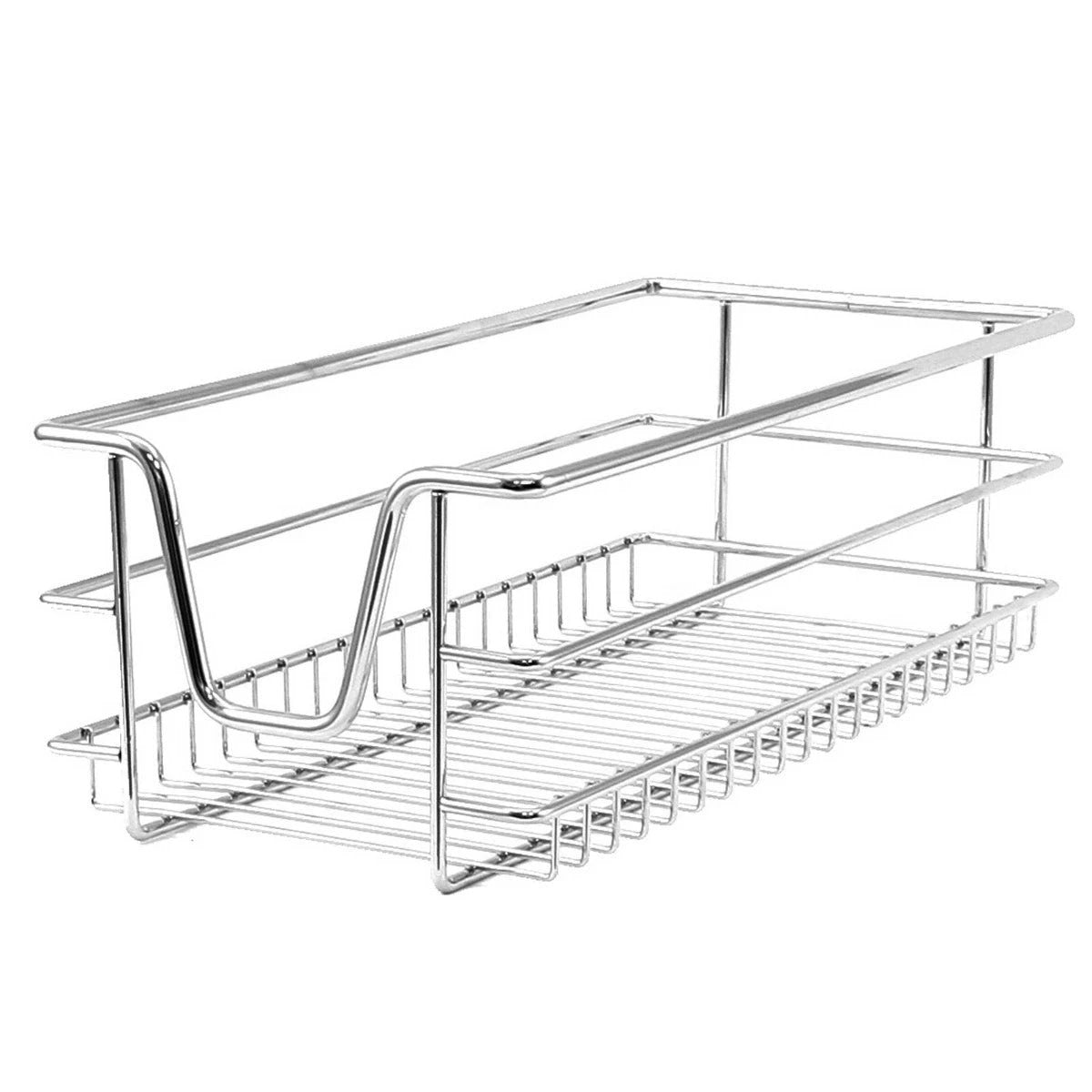 3 x KuKoo Kitchen Pull Out Storage Baskets – 300mm Wide Cabinet by Monster Shop