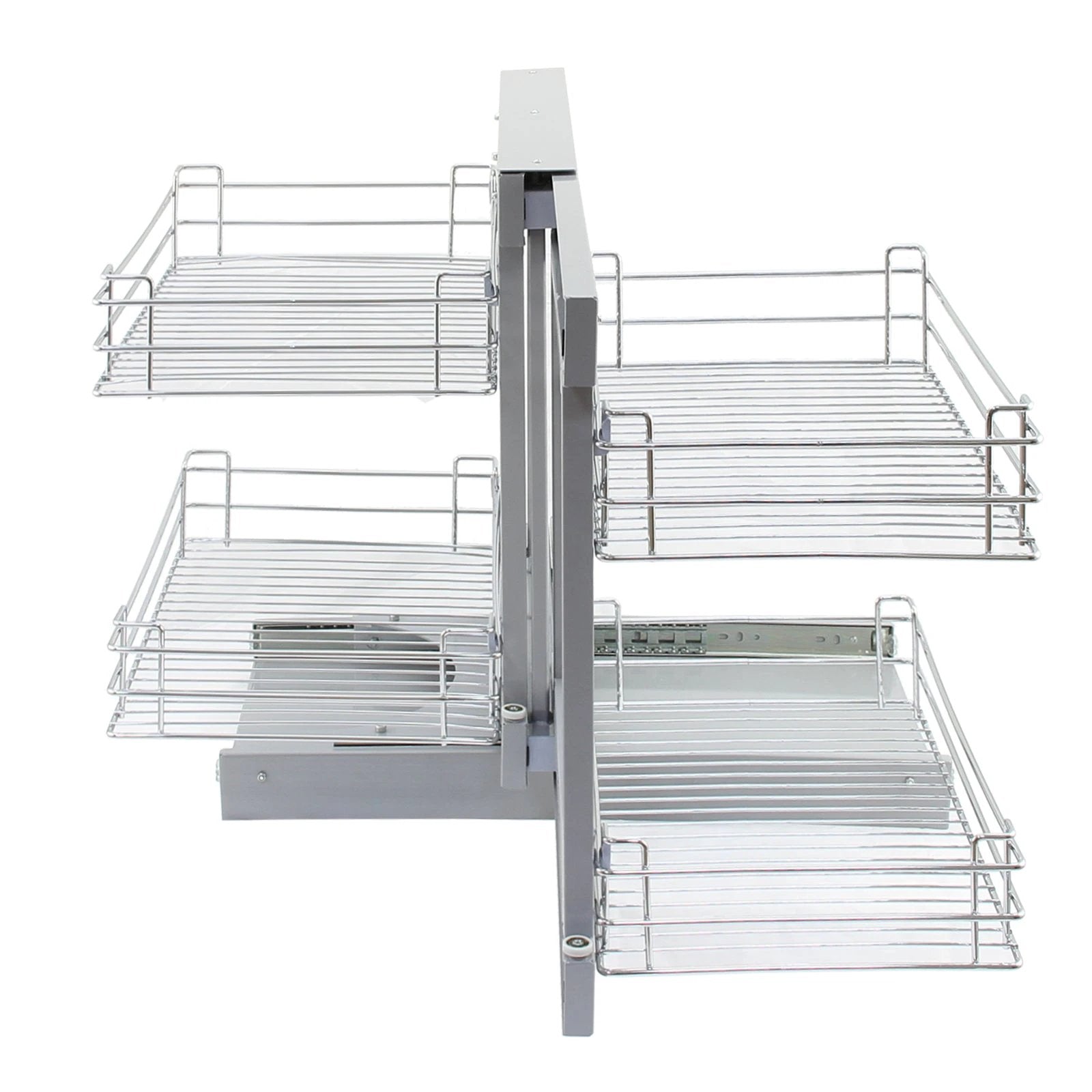 KuKoo Magic Corner Pull Out Kitchen Cupboard Drawers - Left Hand by Monster Shop