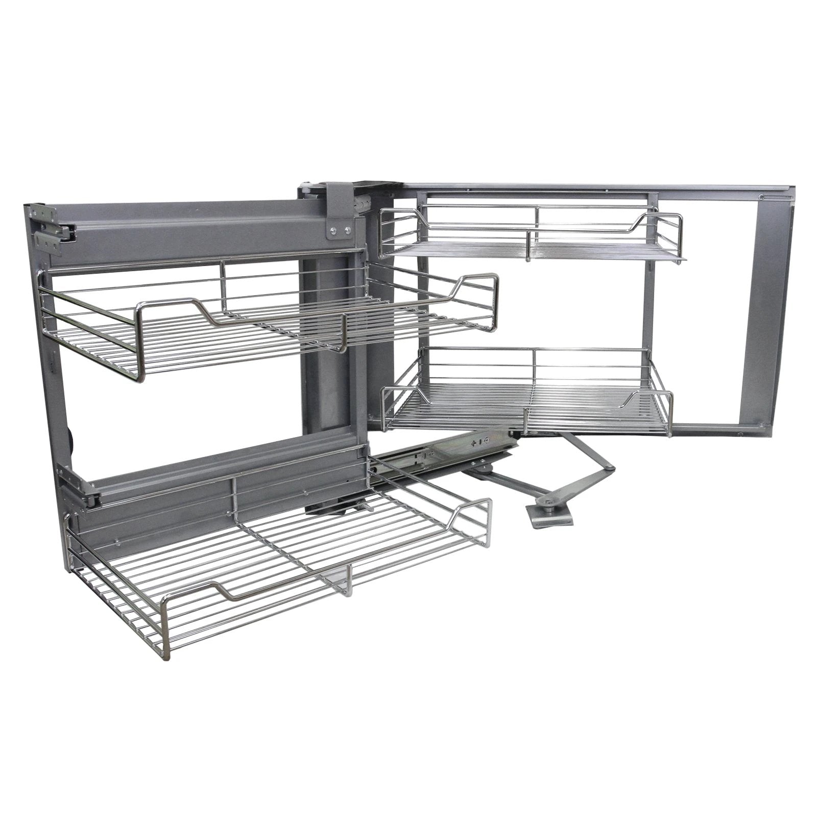 Monster Shop KuKoo Corner Kitchen Cupboard Pull Out Drawers - Left Hand -