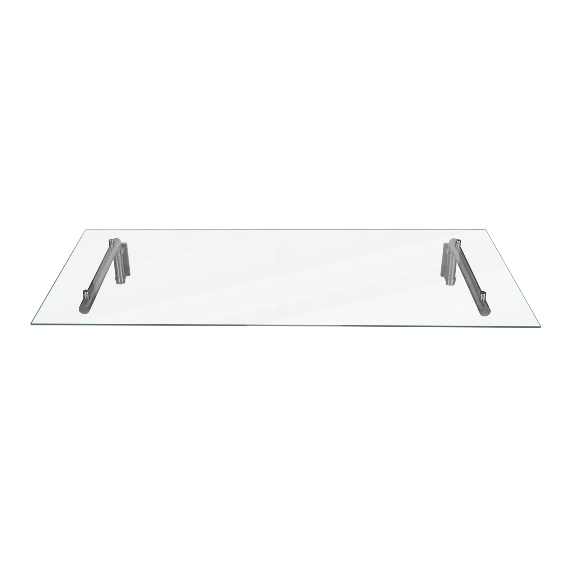 Monster Shop Glass Door Canopy & Brackets - 120cm W x 80cm D -
