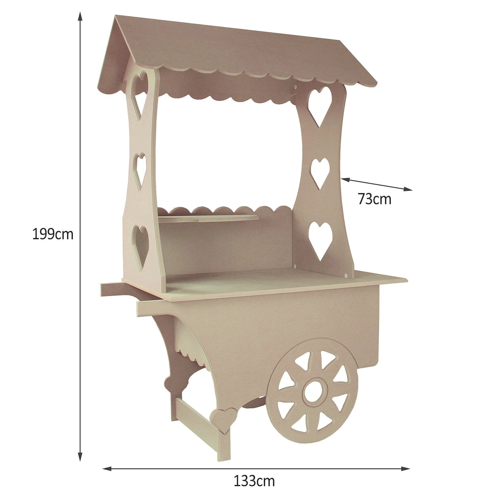 KuKoo Candy Cart Wedding Sweet Stall by Monster Shop