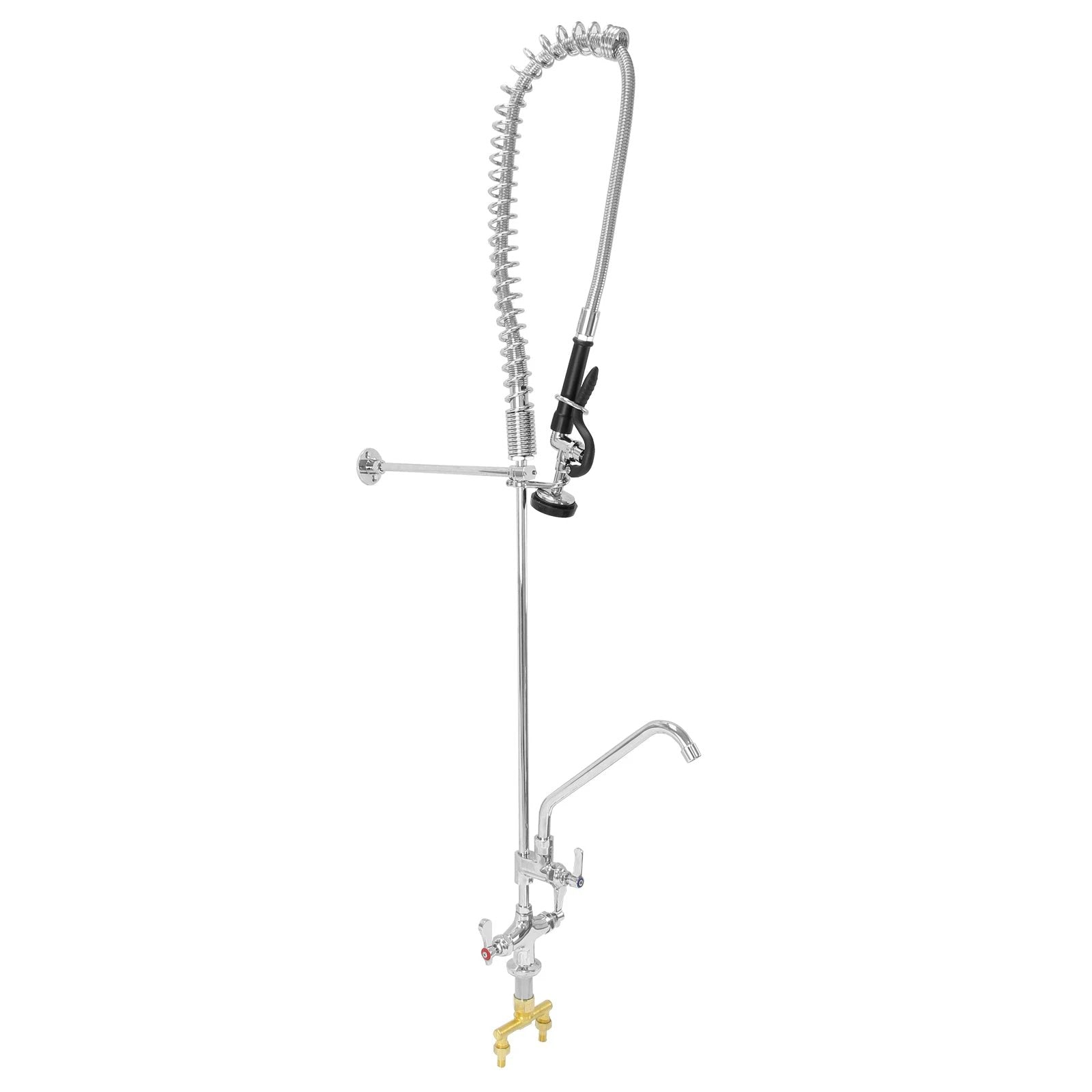 KuKoo Commercial Sink & Pre-Rinse Tap - Left Hand Drainer by Monster Shop