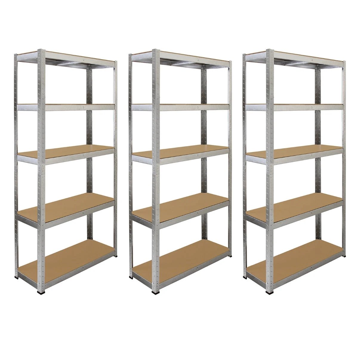 6 x GALWIX 90cm x 180cm x 30cm Galvanised Racking by Monster Shop