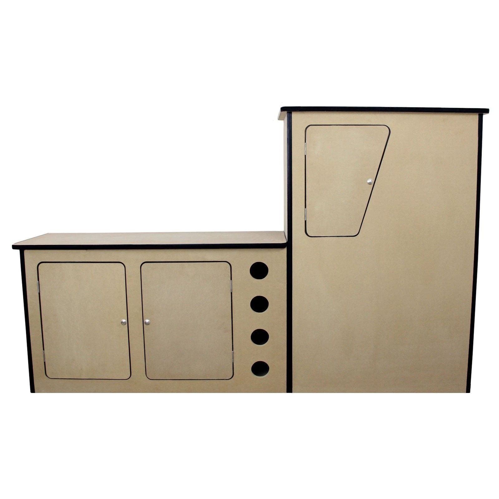 Monster Shop 11sqm Smoke Grey Van Lining & Glue With Camper Kitchen -