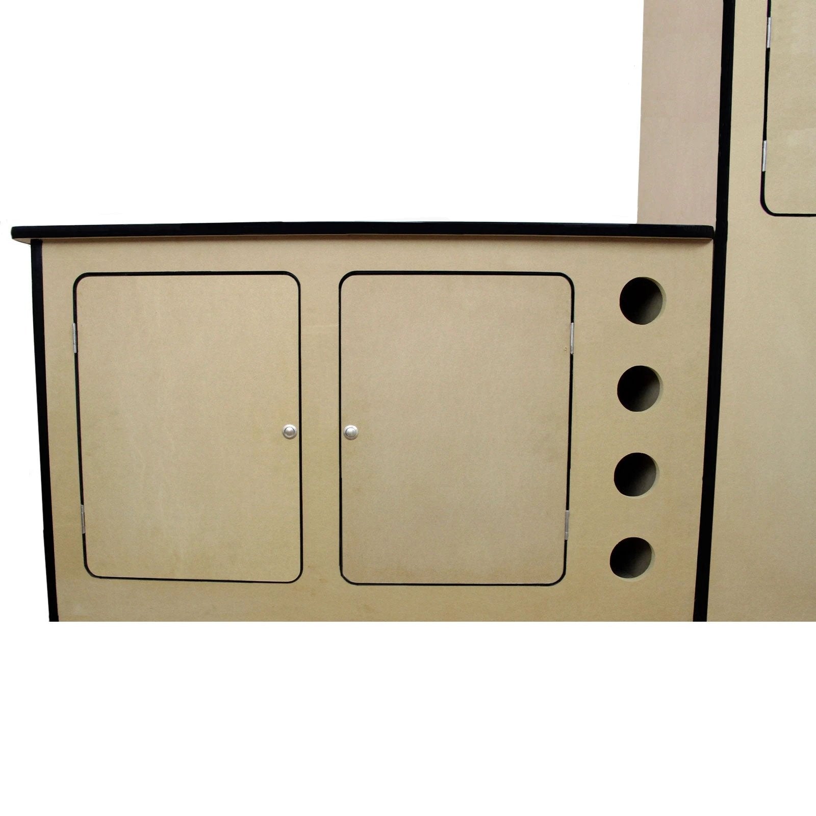 11sqm Silver Grey Van Lining & Glue With Camper Kitchen by Monster Shop