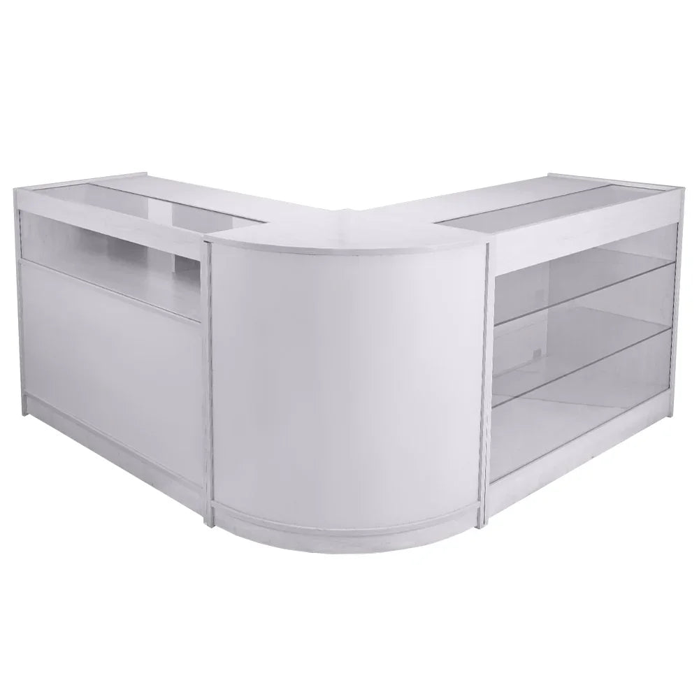 Monster Shop Taurus Brilliant White Shop Counter & Retail Display Set -
