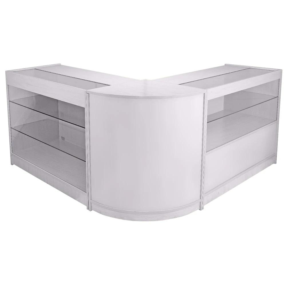 Pegasus Brilliant White Shop Counter & Retail Display Set by Monster Shop