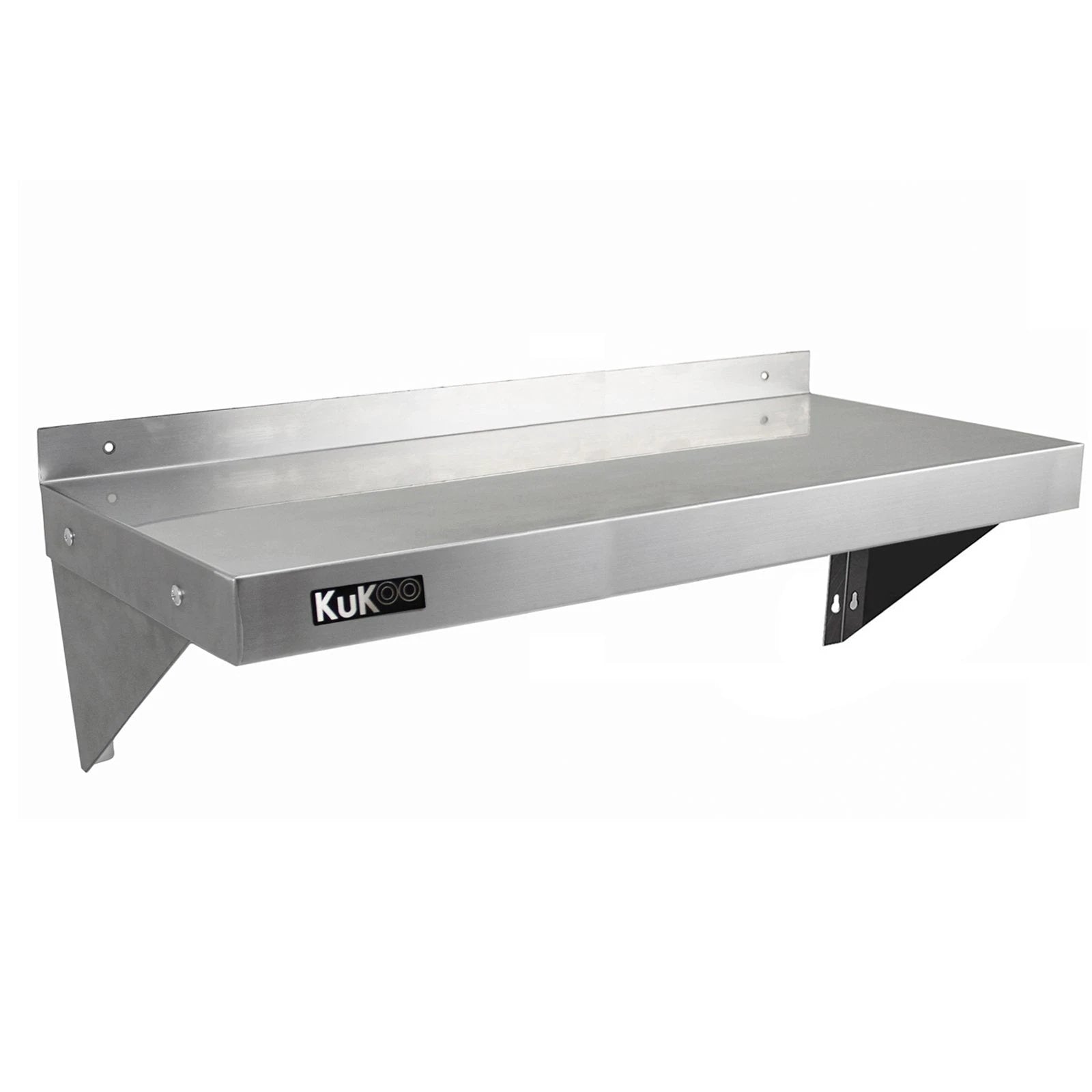 2 x KuKoo Stainless Steel Shelves 1000mm x 300mm by Monster Shop