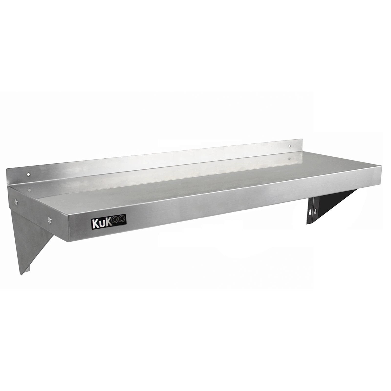 Monster Shop 2 x KuKoo Stainless Steel Shelves 1250mm x 300mm -