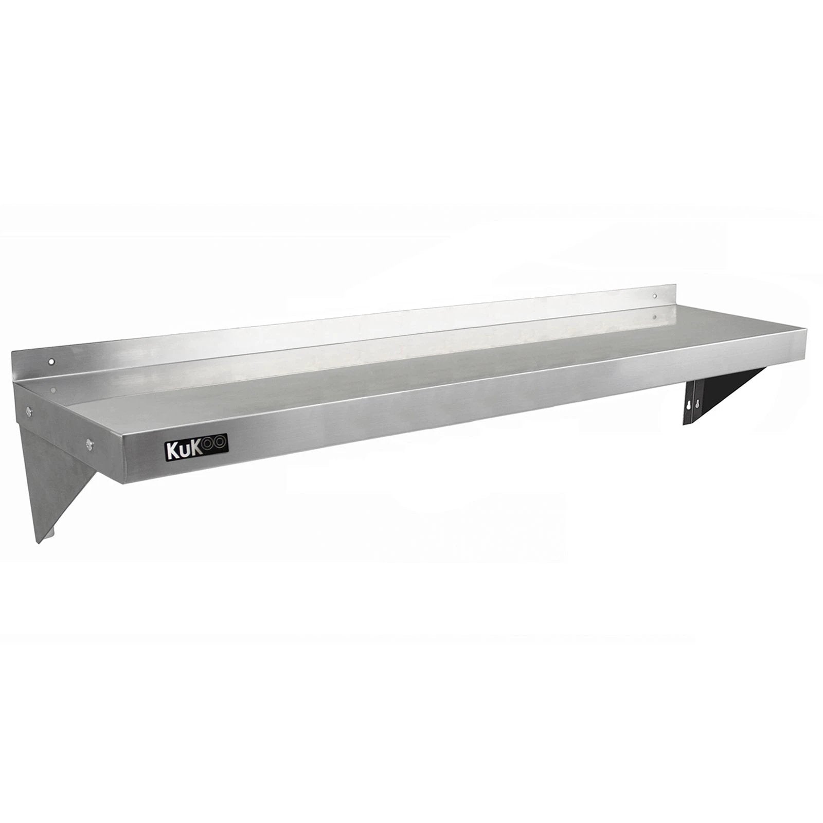 Monster Shop 2 x KuKoo Stainless Steel Shelves 1400mm x 300mm -