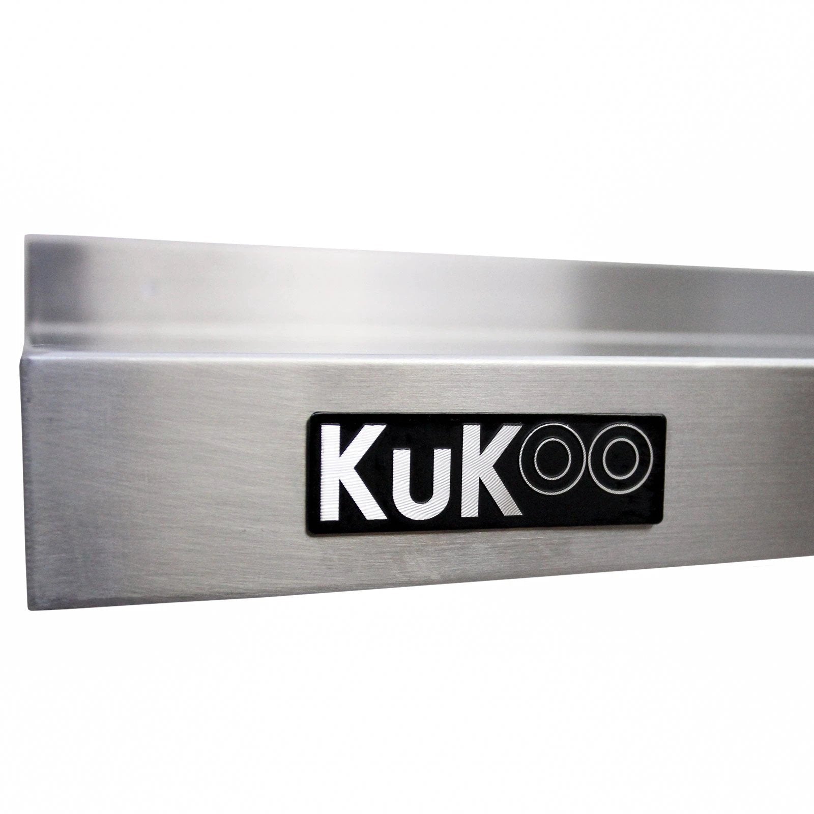 2 x KuKoo Stainless Steel Shelves 1940mm x 300mm by Monster Shop