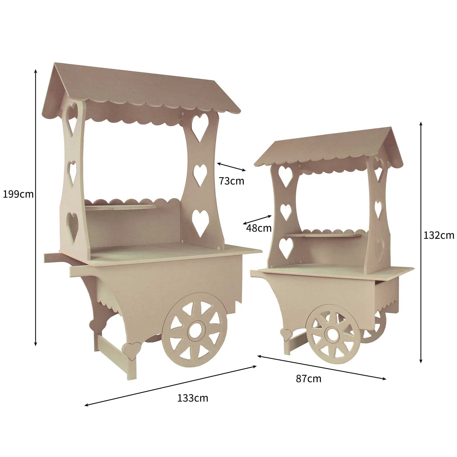 KuKoo Candy Cart Bundle Wedding Sweet Stalls by Monster Shop