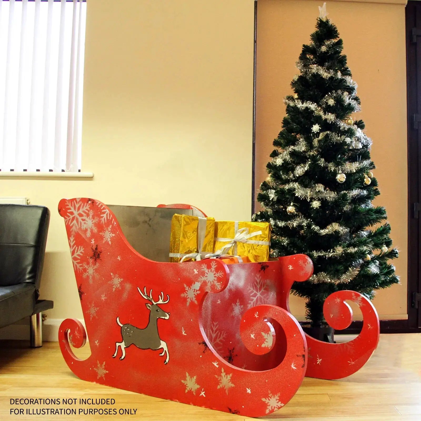 Monster Shop MDF Santa Sleigh -