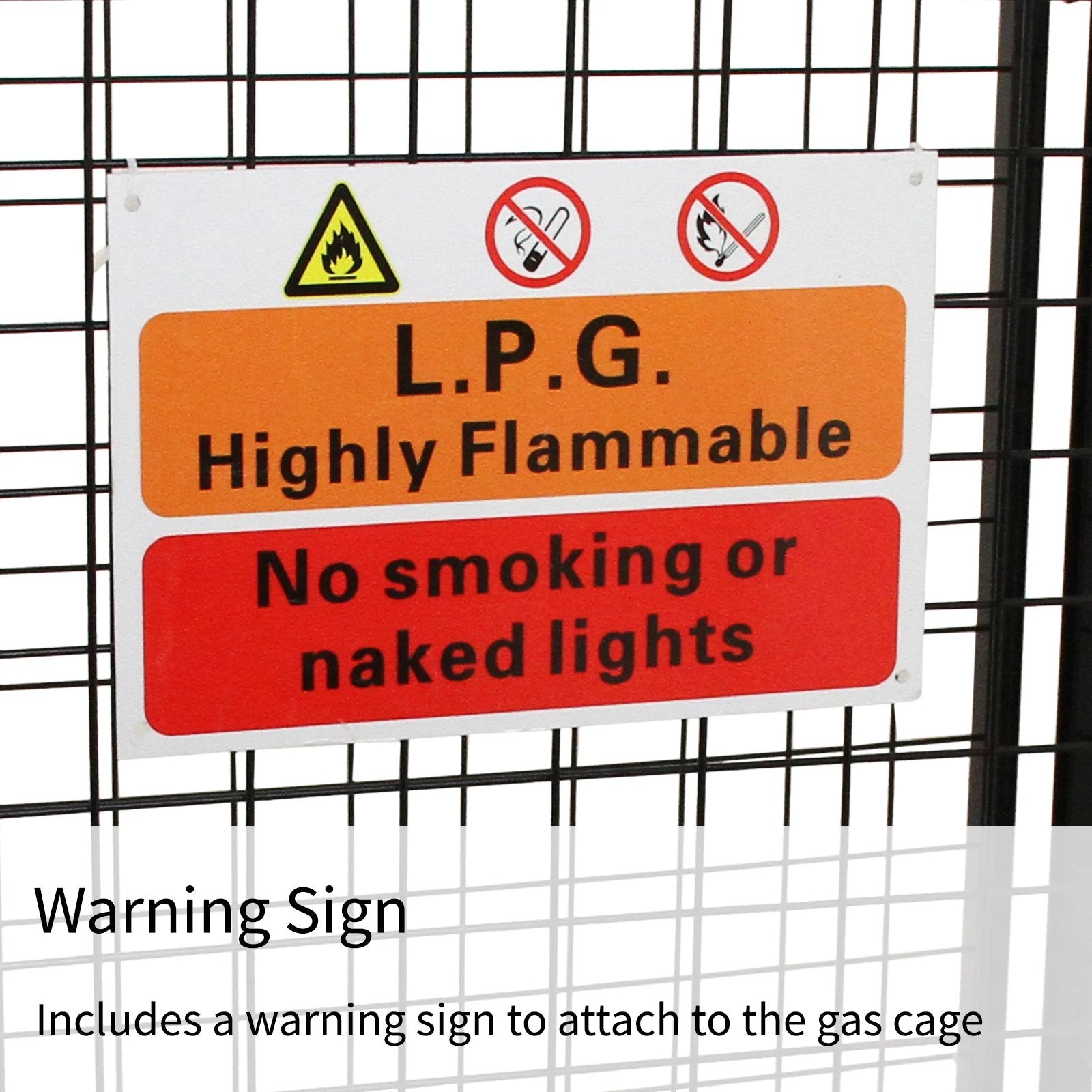 Monster Shop Gas Bottle Mesh Cage 1000mm -
