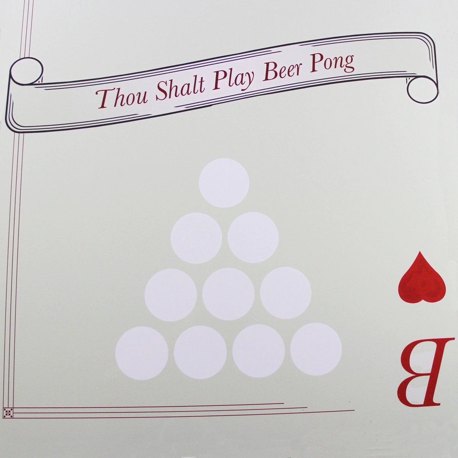 Beer Pong Table 8FT by Monster Shop