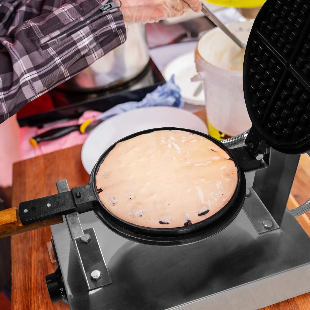 KuKoo Single Waffle Maker by Monster Shop