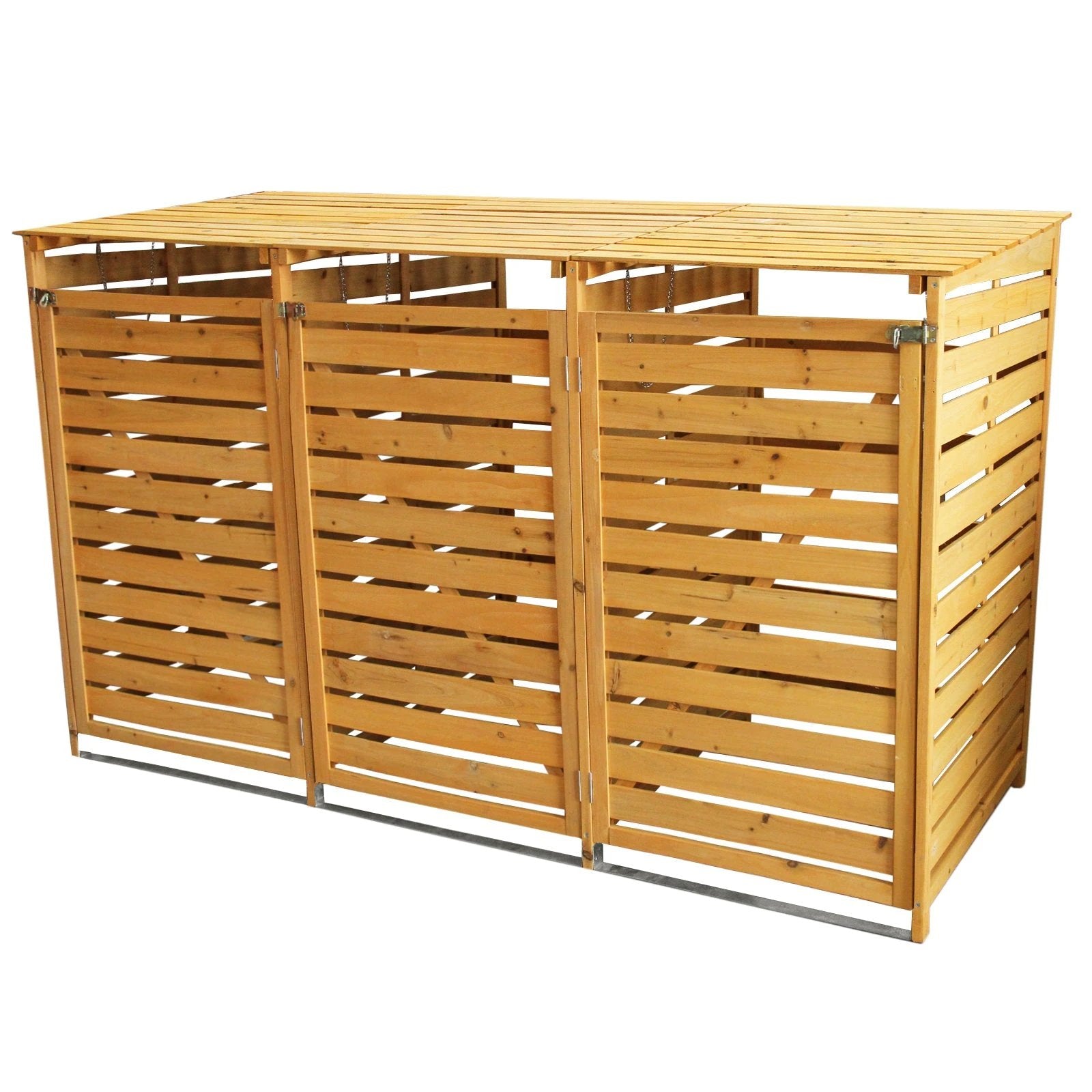 Triple Wheelie Bin Storage by Monster Shop